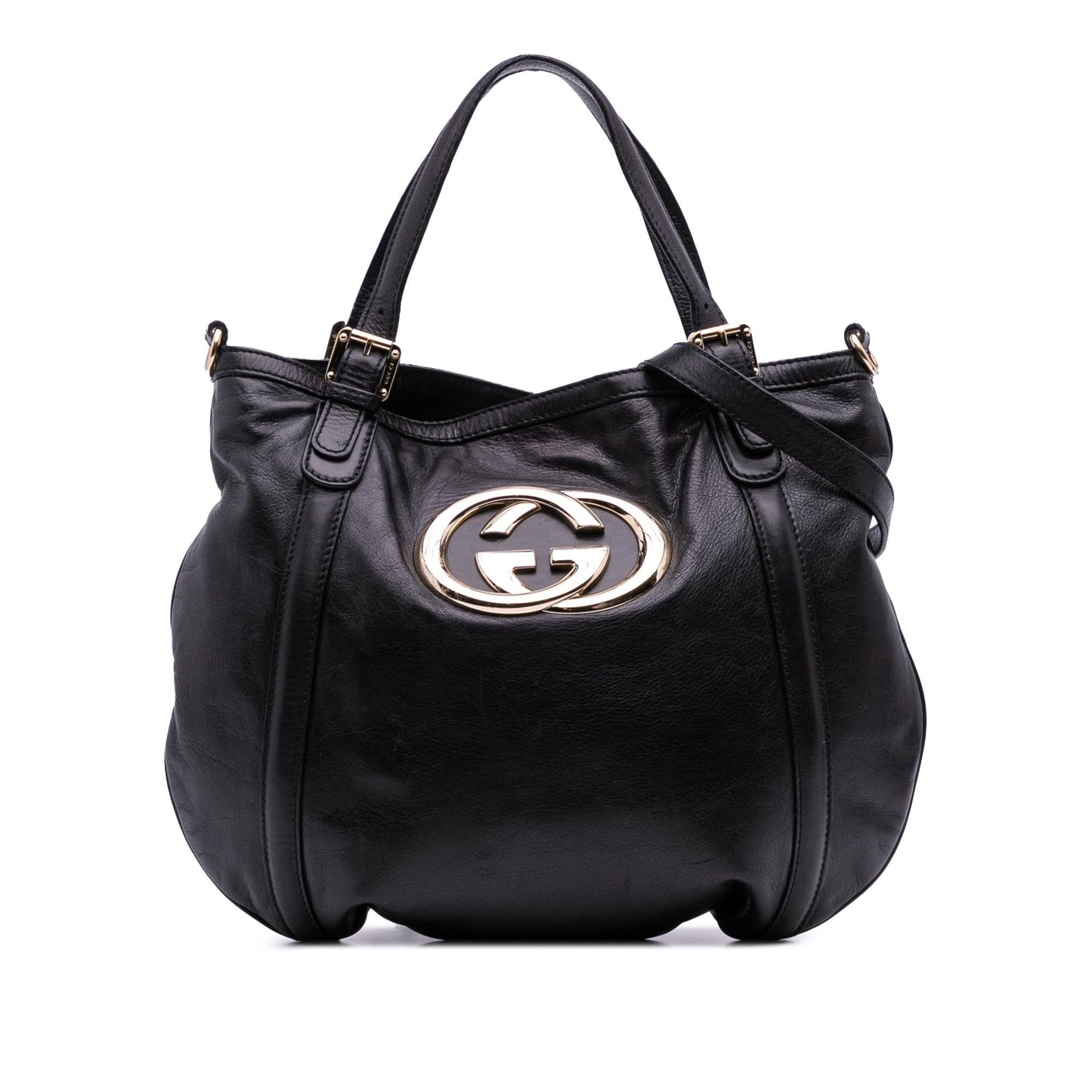 Gucci Medium Leather Britt Satchel