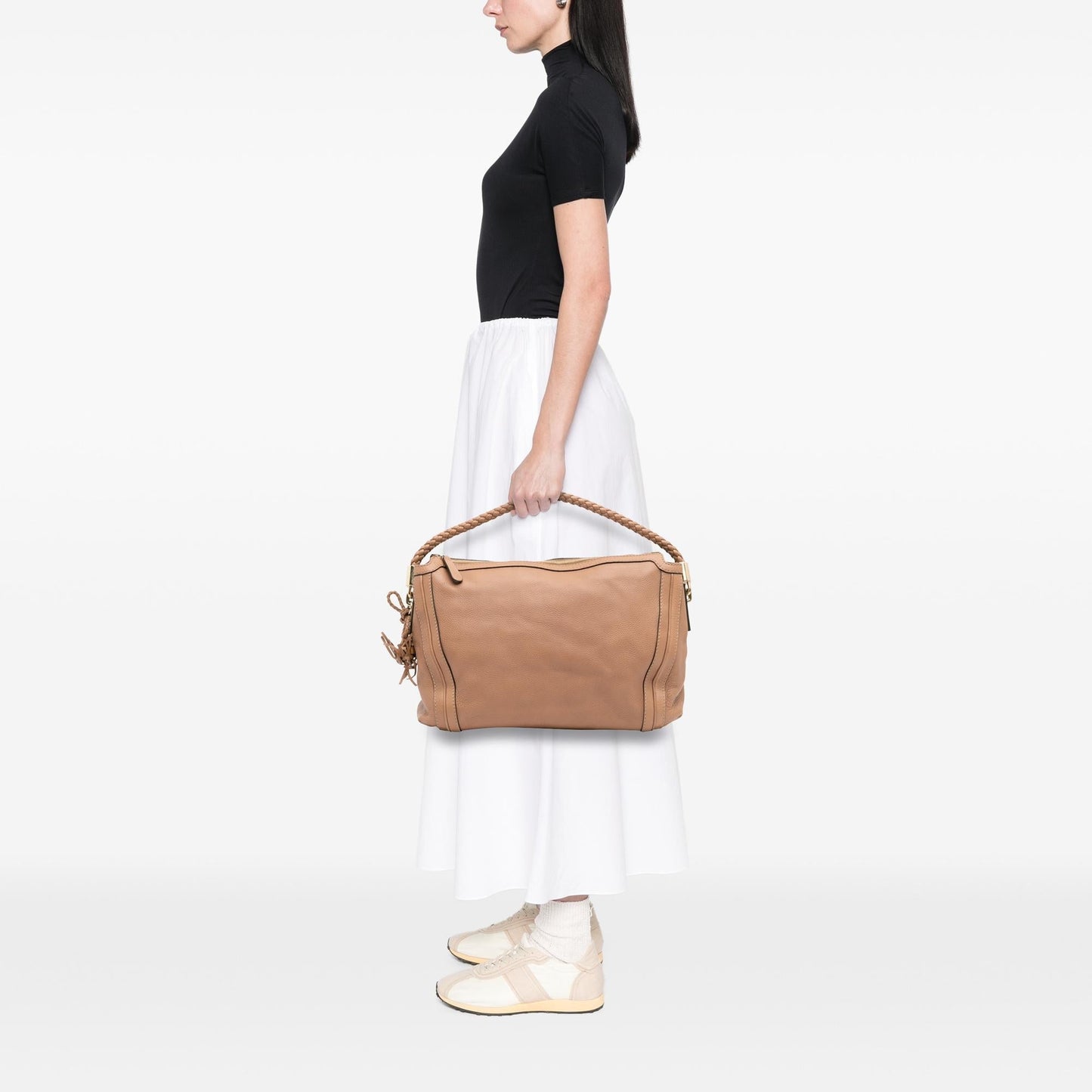 Gucci Medium Pebbled Calfskin Bella Shoulder Bag