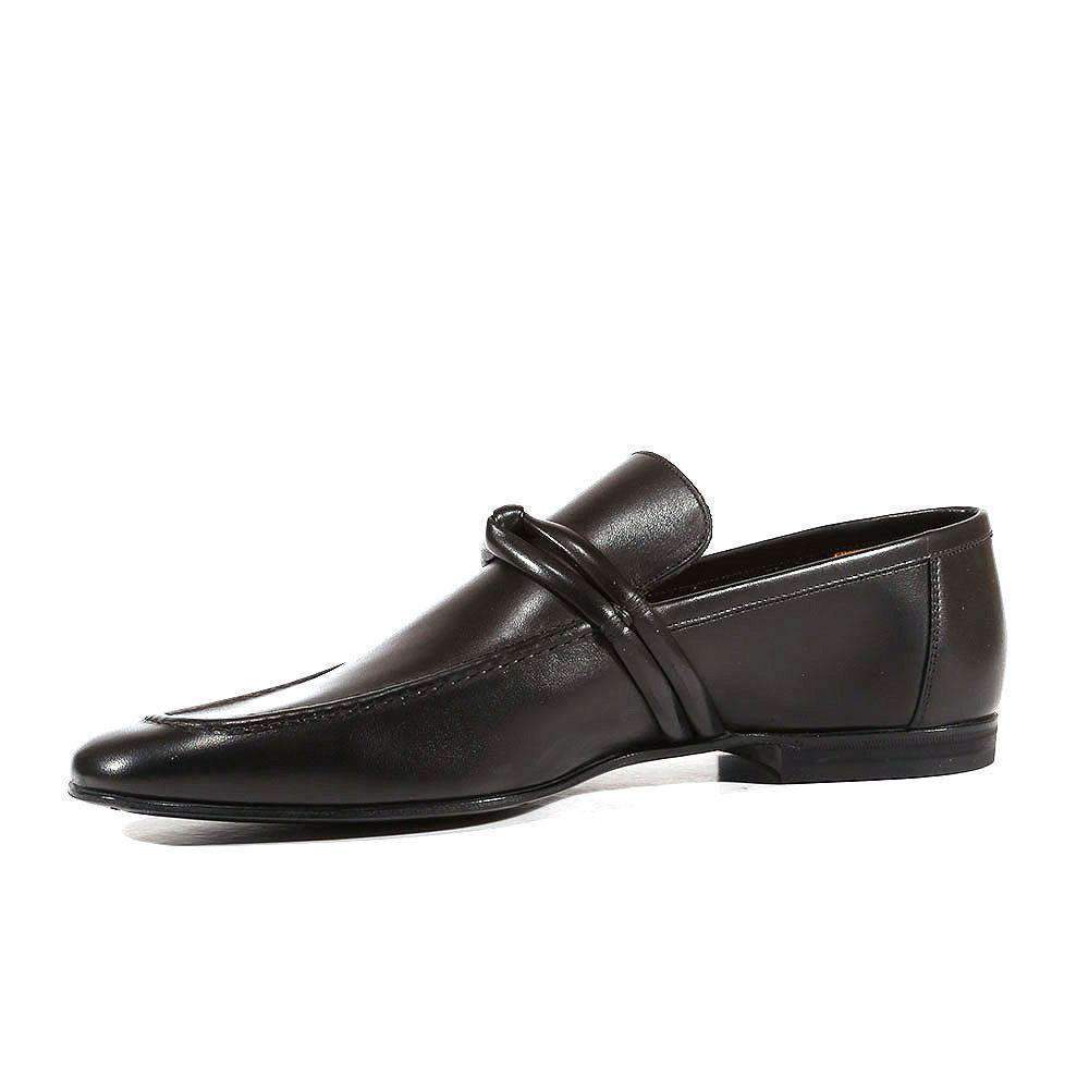 Gucci Men Designer Shoes Smooth Black Leather Classic Loafers - 121471 (GGM1538)
