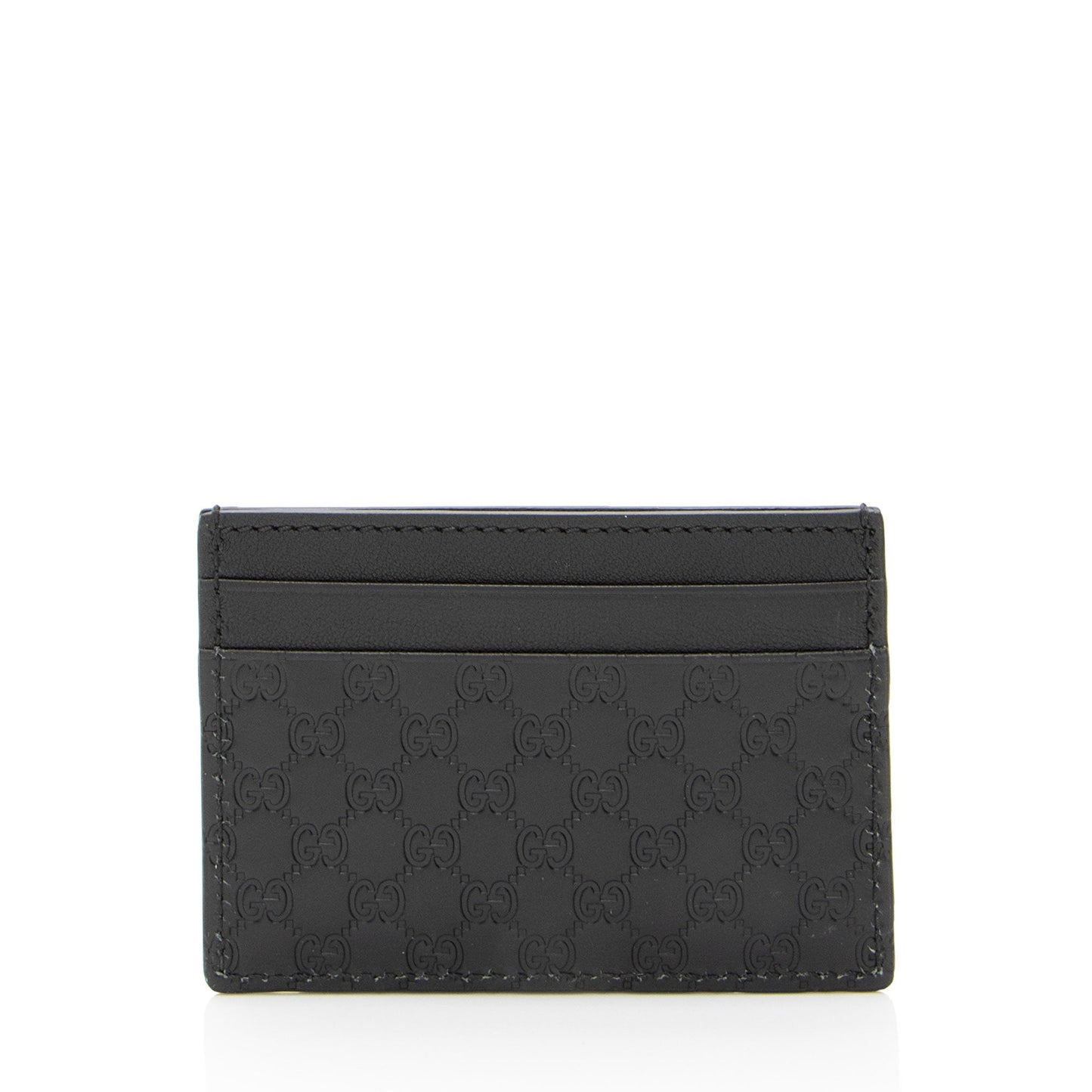 Gucci Microguccissima Leather Signature Card Case (SHF-j4oiFd)