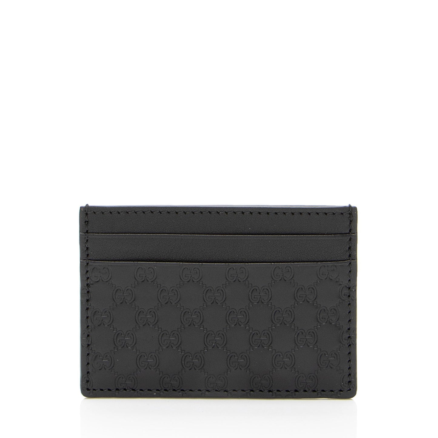 Gucci Microguccissima Leather Signature Card Case (SHF-j4oiFd)