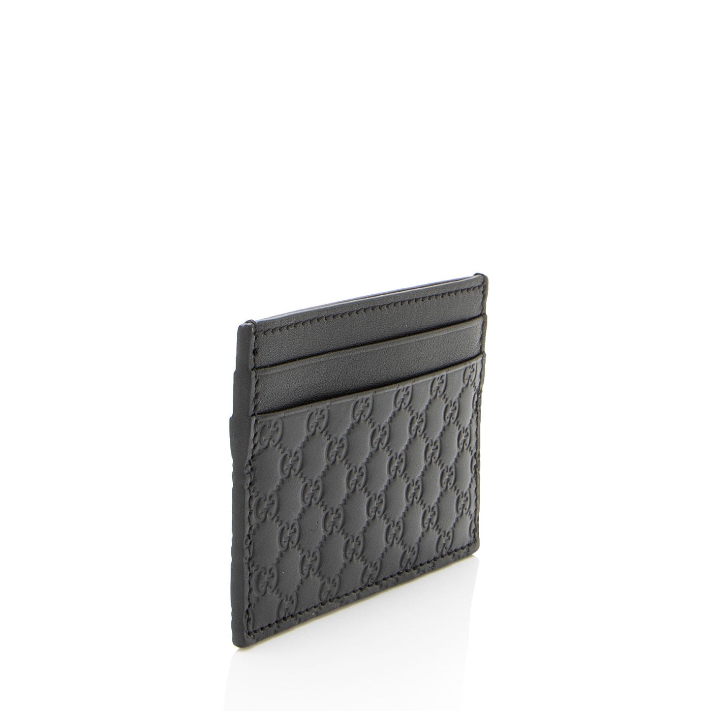 Gucci Microguccissima Leather Signature Card Case (SHF-j4oiFd)