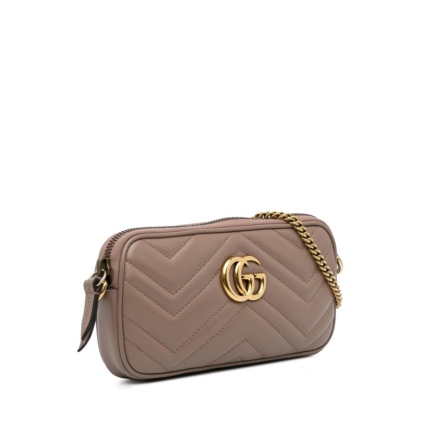 Gucci Mini GG Marmont Matelasse Crossbody (SHG-lhU1gO)