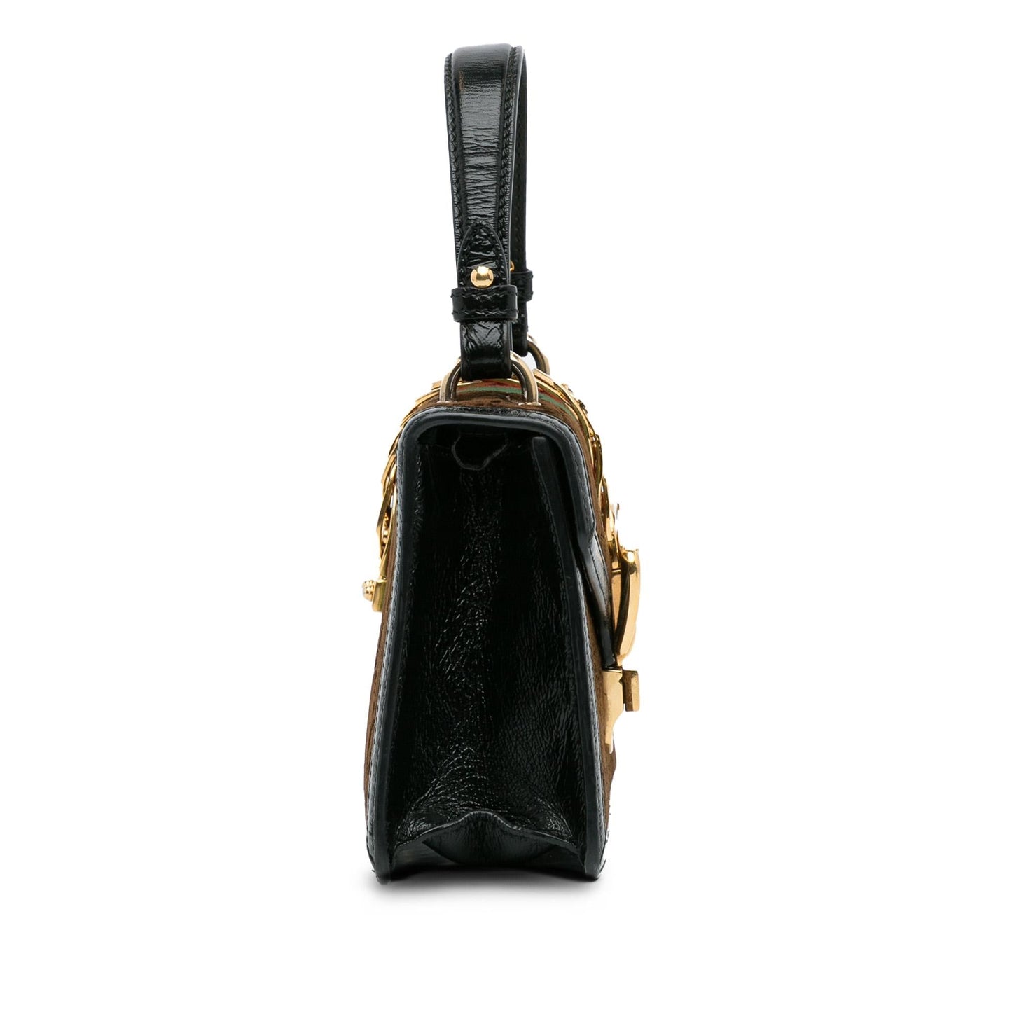 Gucci Mini GG Velvet Sylvie Satchel (SHG-f0os8k)
