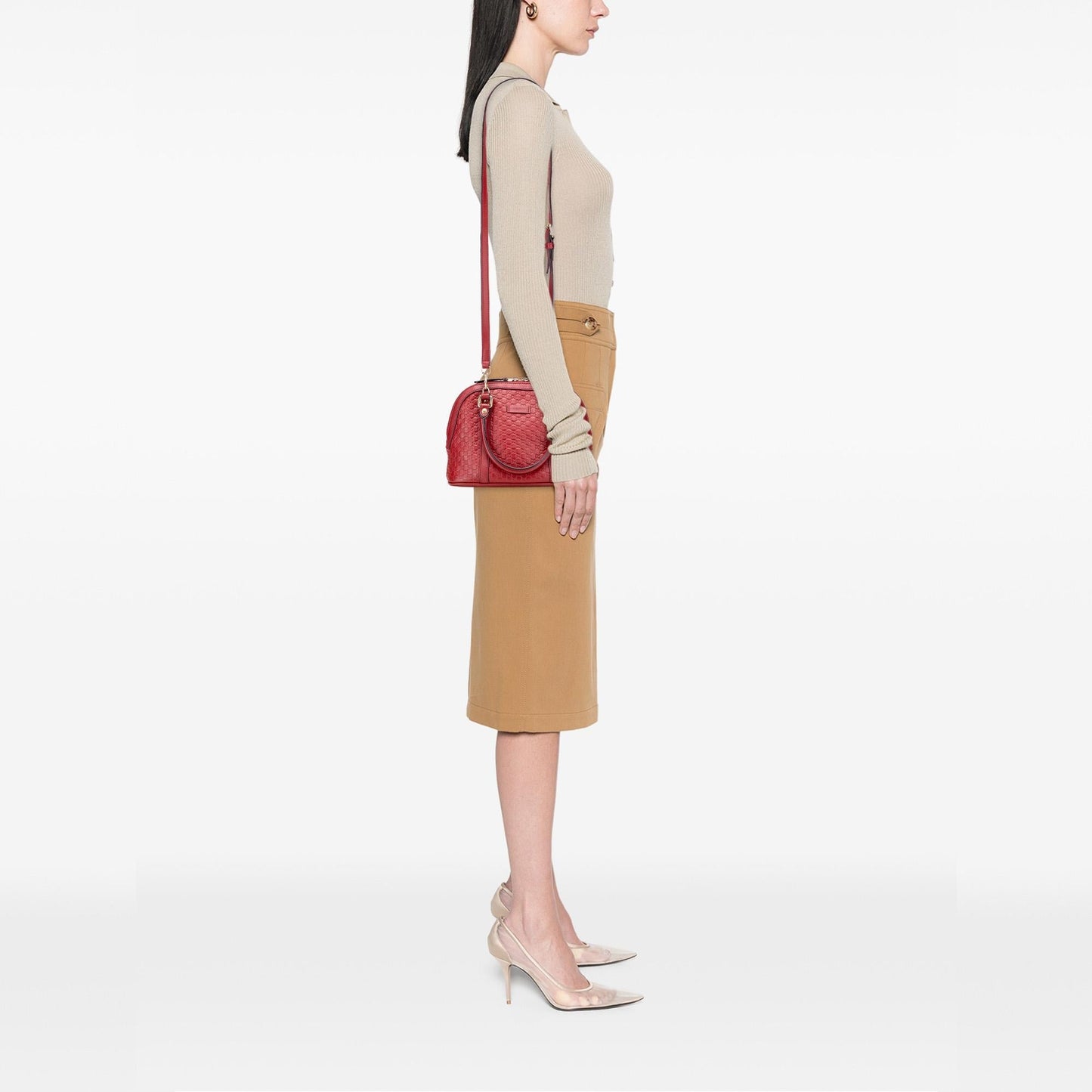 Gucci Mini Microguccissima Dome Satchel