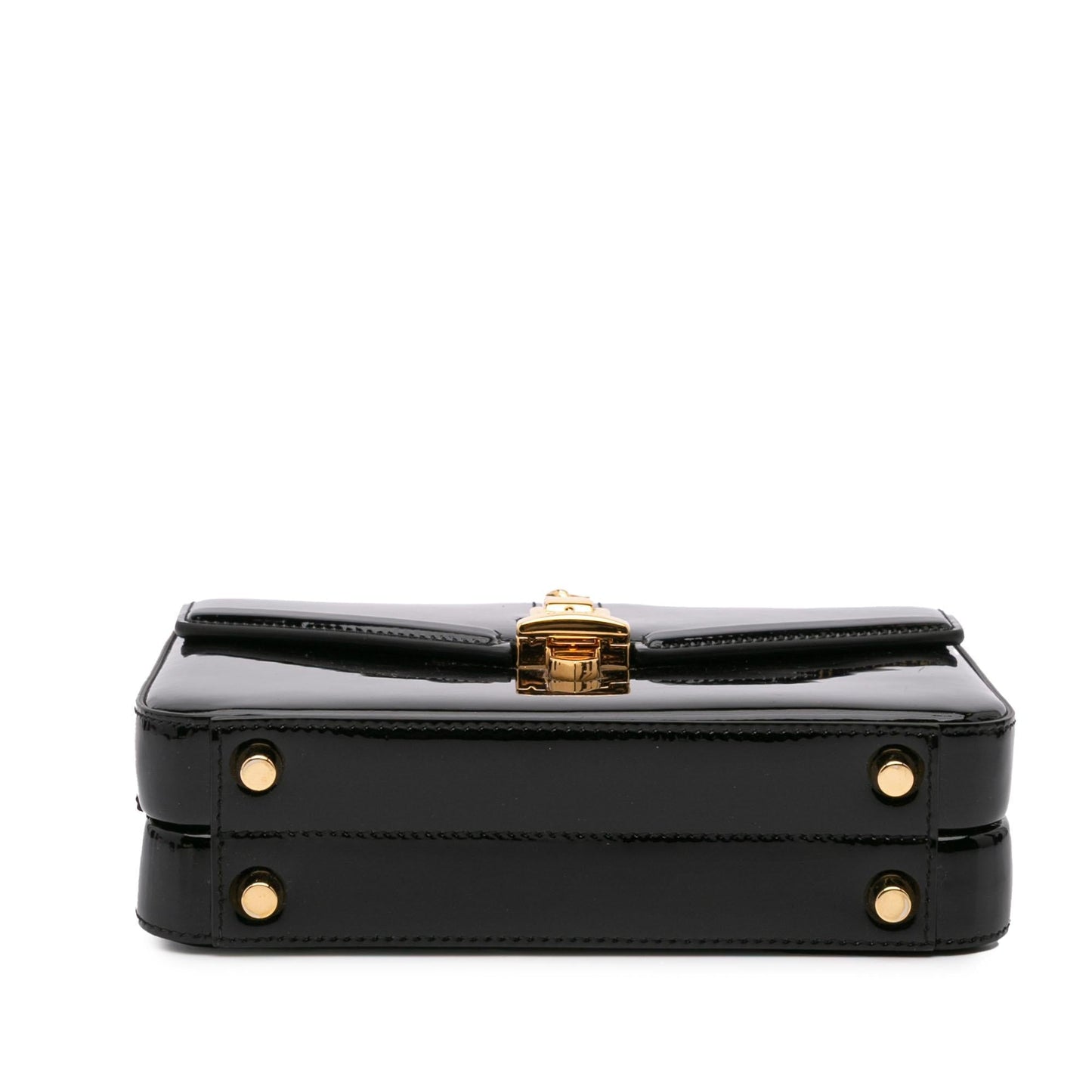 Gucci Mini Patent Sylvie 1969 Top Handle Bag