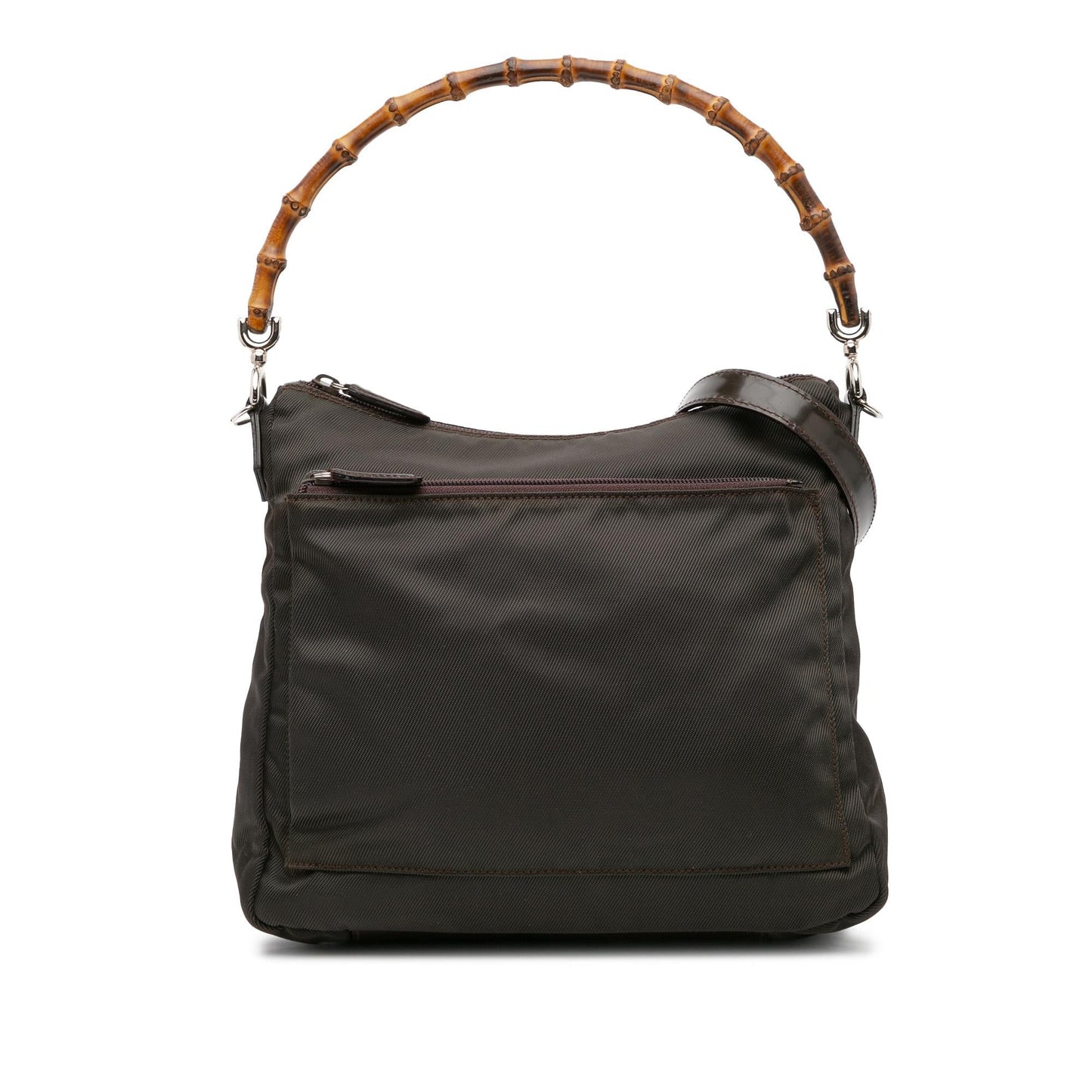 Gucci Nylon Bamboo Satchel