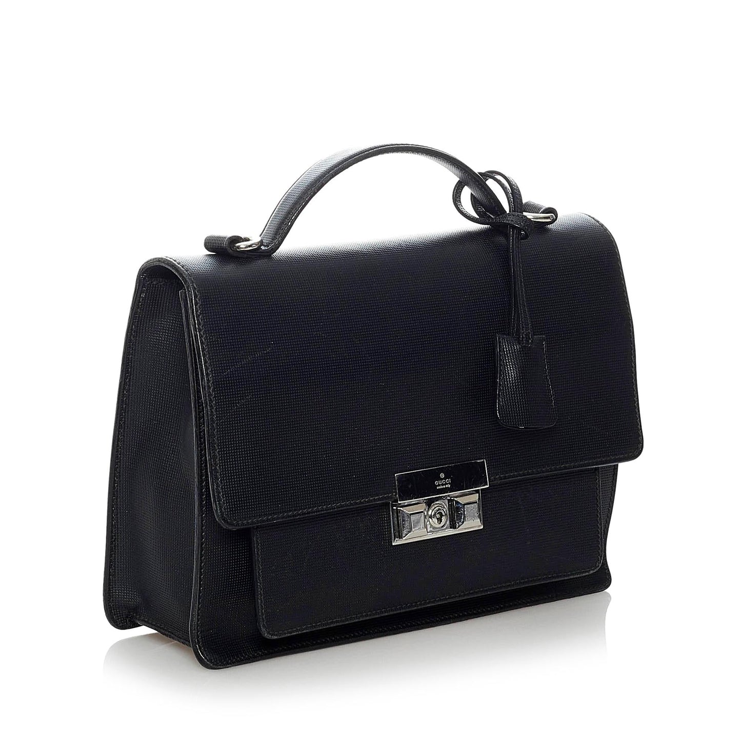 Gucci Padlock Leather Satchel (SHG-37609)