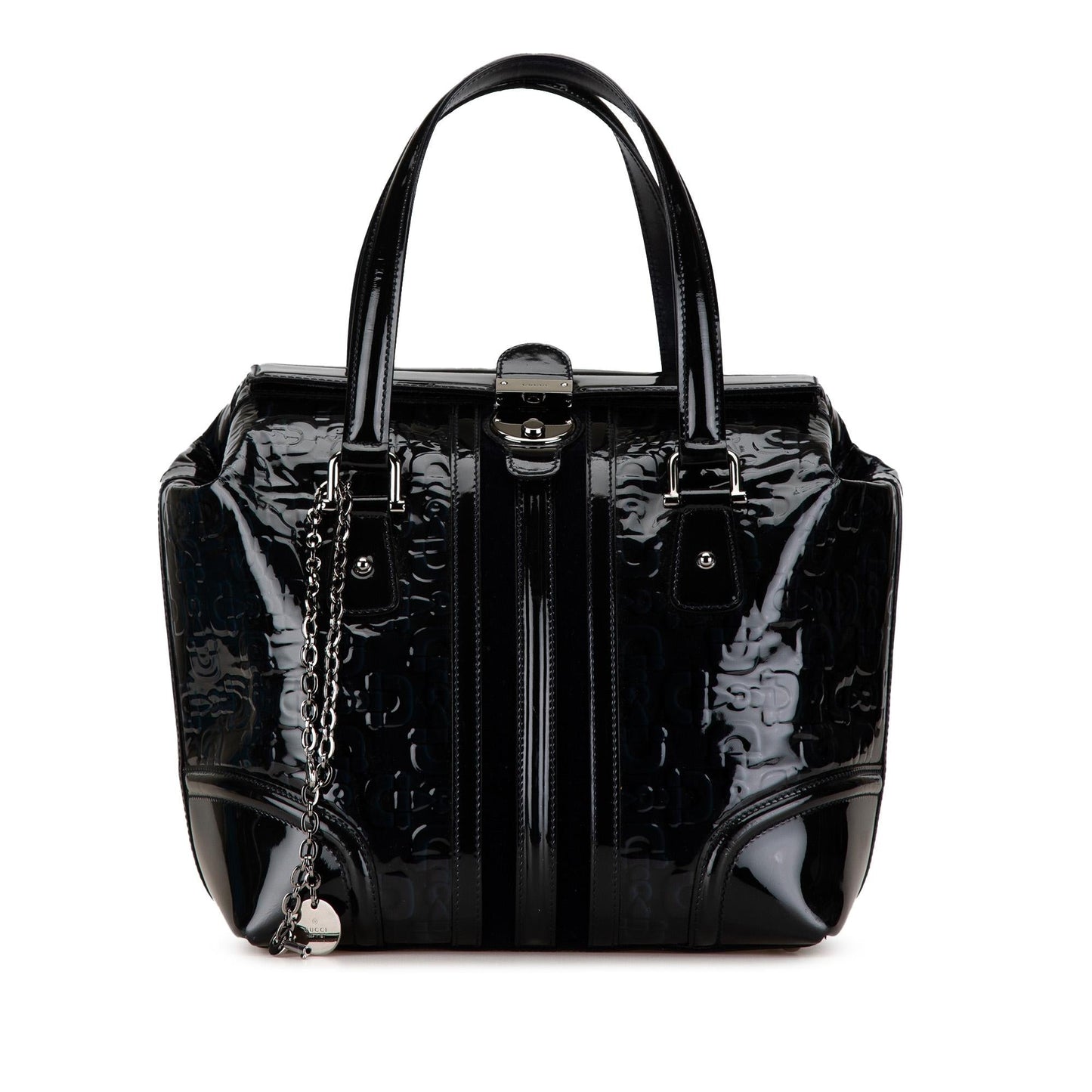 Gucci Patent Horsebit Treasure Handbag (SHG-RRhddh)