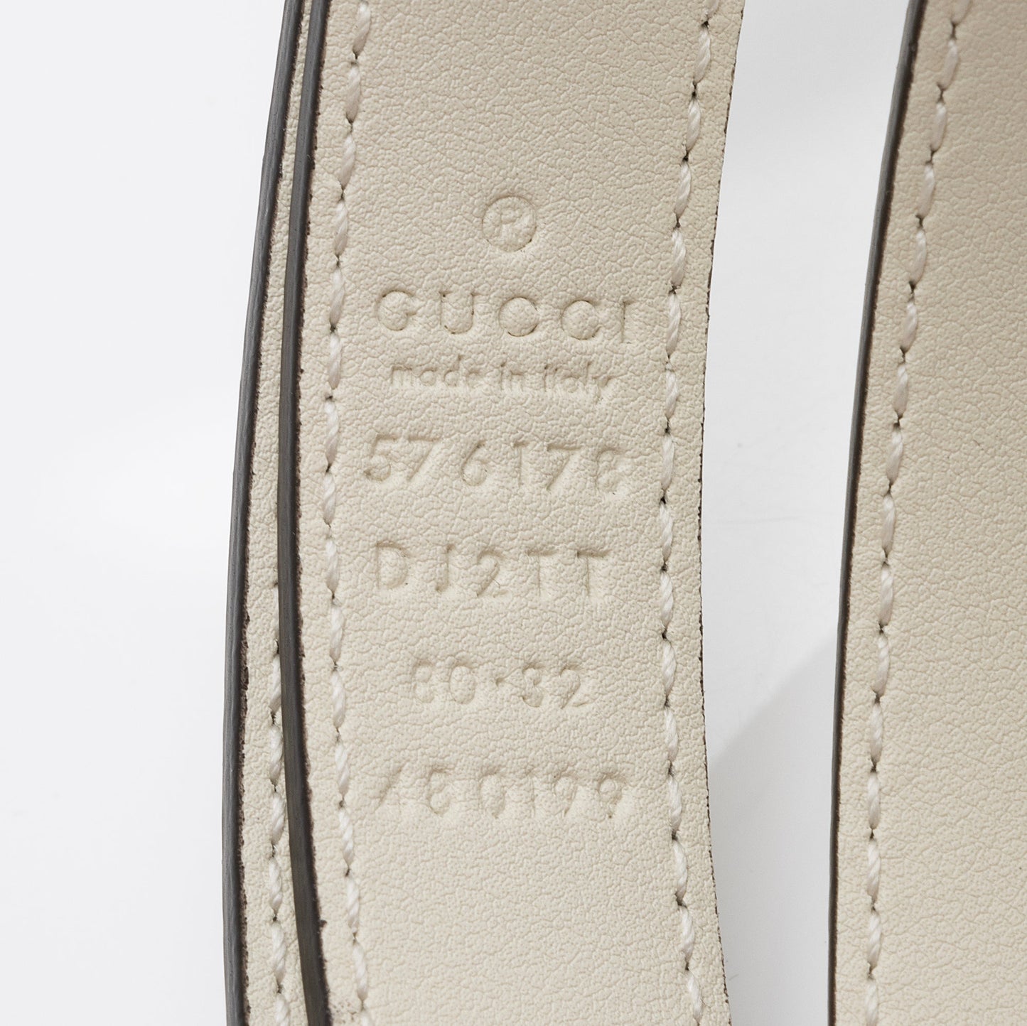 Gucci Pebbled Leather Bee Star Belt - Size 32 / 80 (SHF-Snm7Tt)