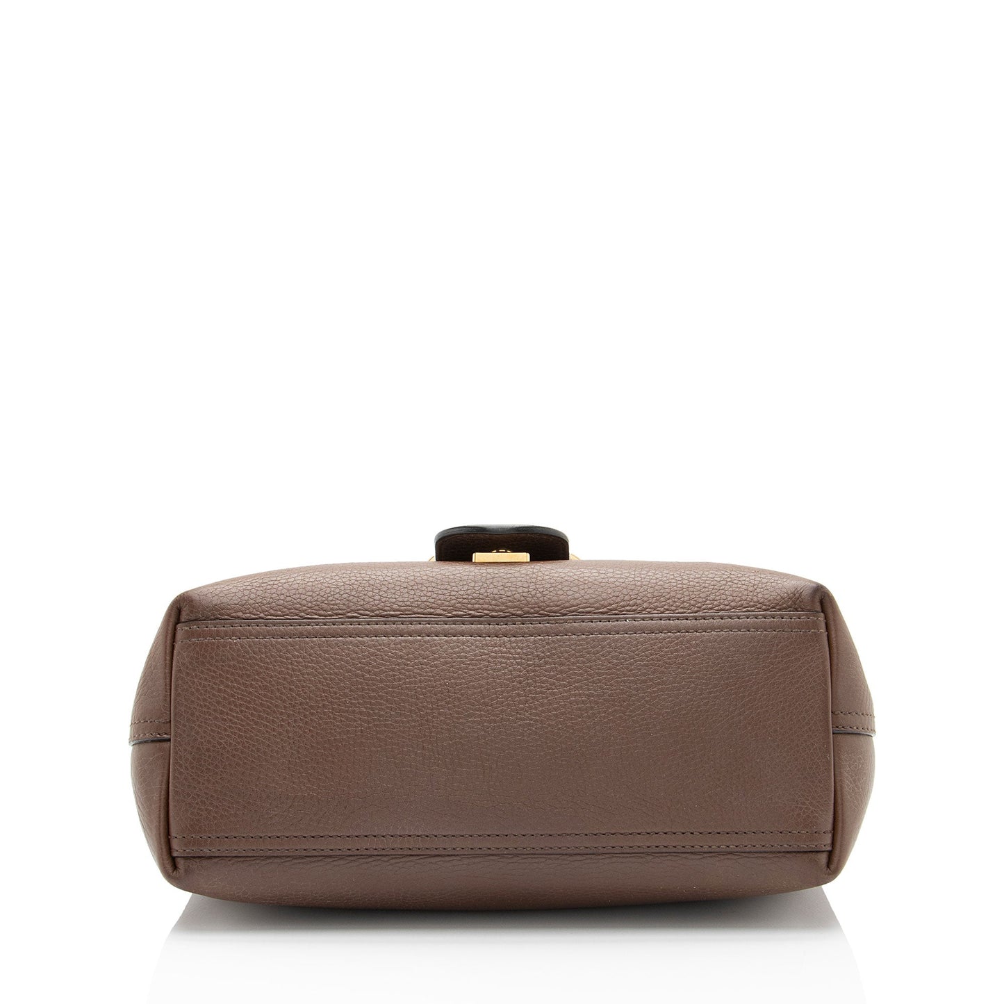 Gucci Pebbled Leather GG Marmont Shoulder Bag (SHF-h48Iia)