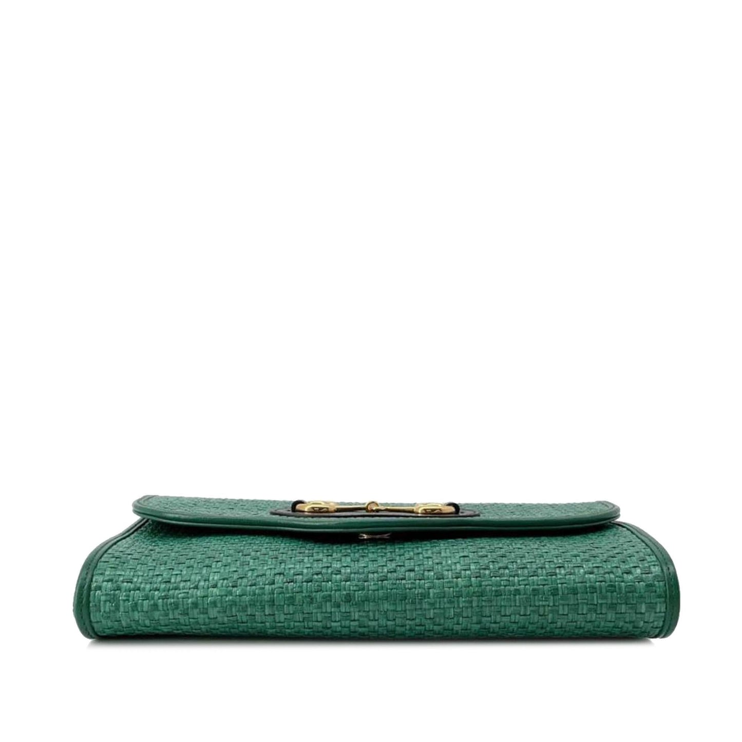 Gucci Raffia Horsebit 1955 Chain Bag (SHG-5XcQjW)