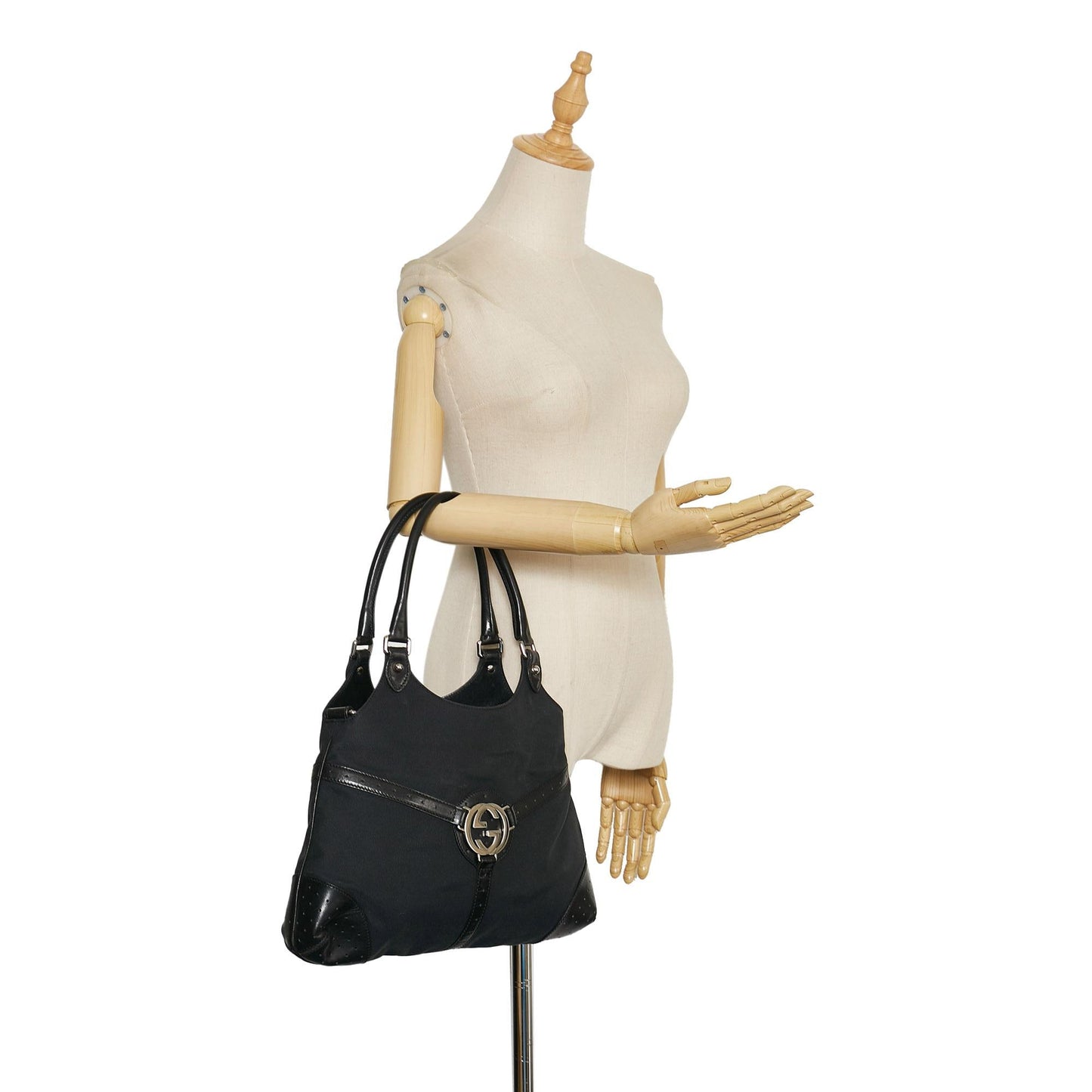 Gucci Reins Canvas Hobo Bag (SHG-35581)