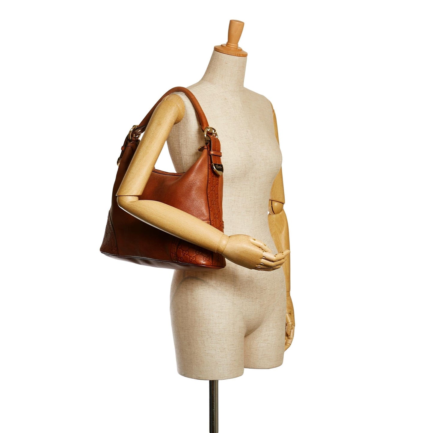 Gucci Signoria Leather Shoulder Bag (SHG-34549)