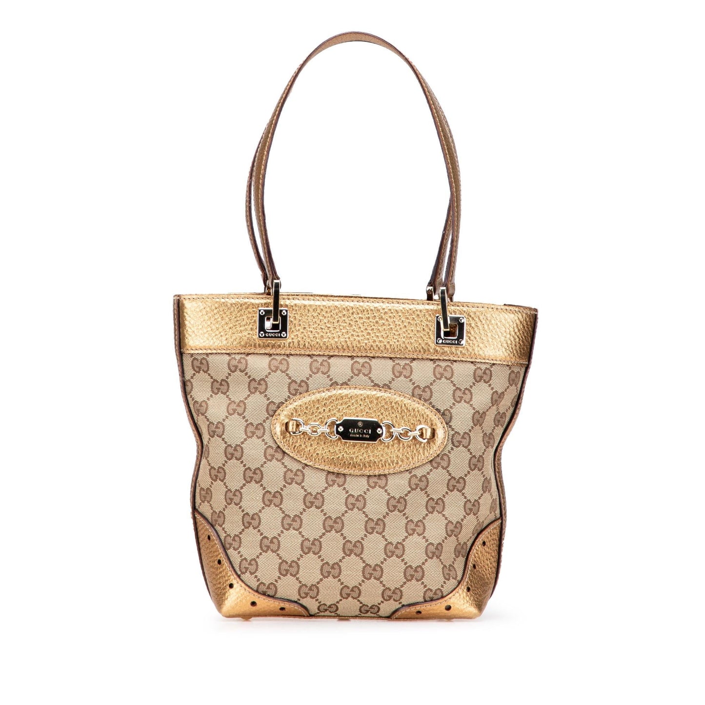 Gucci Small GG Canvas Punch Tote