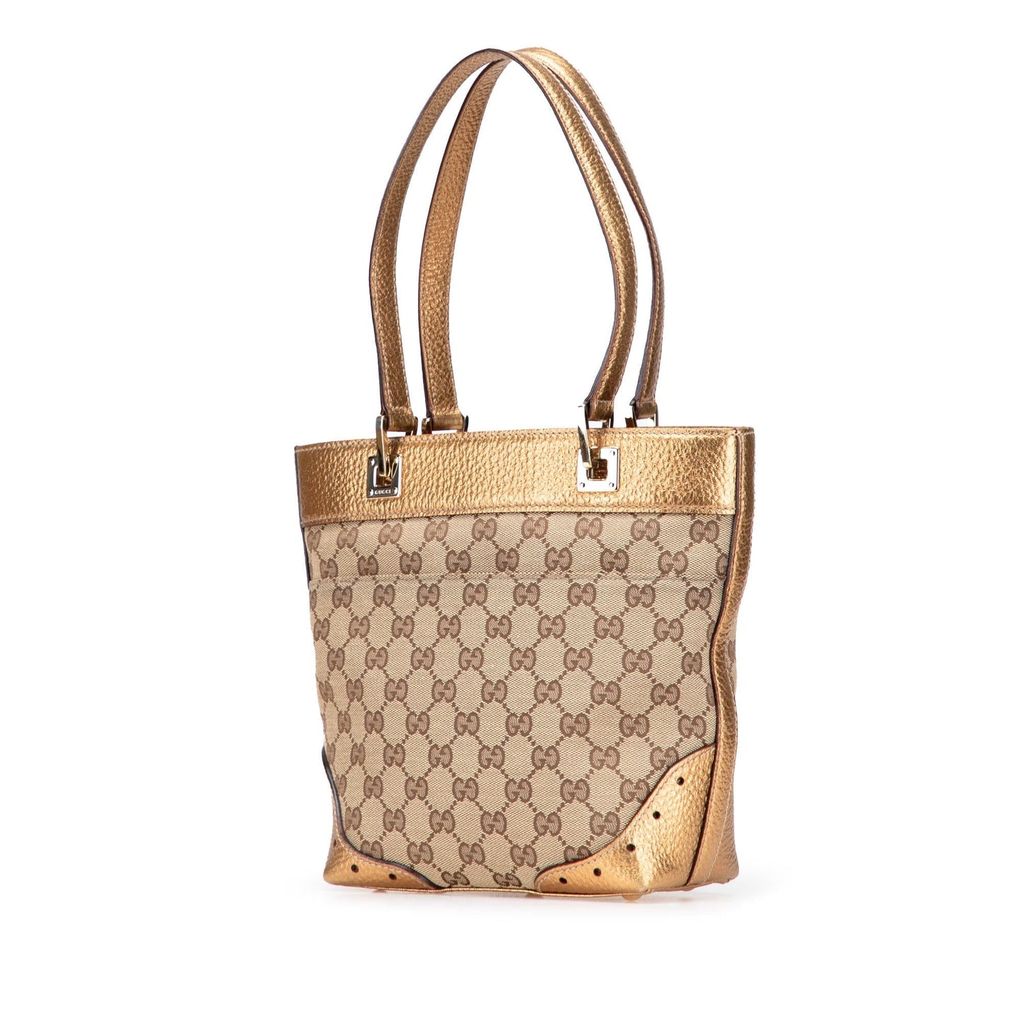 Gucci Small GG Canvas Punch Tote