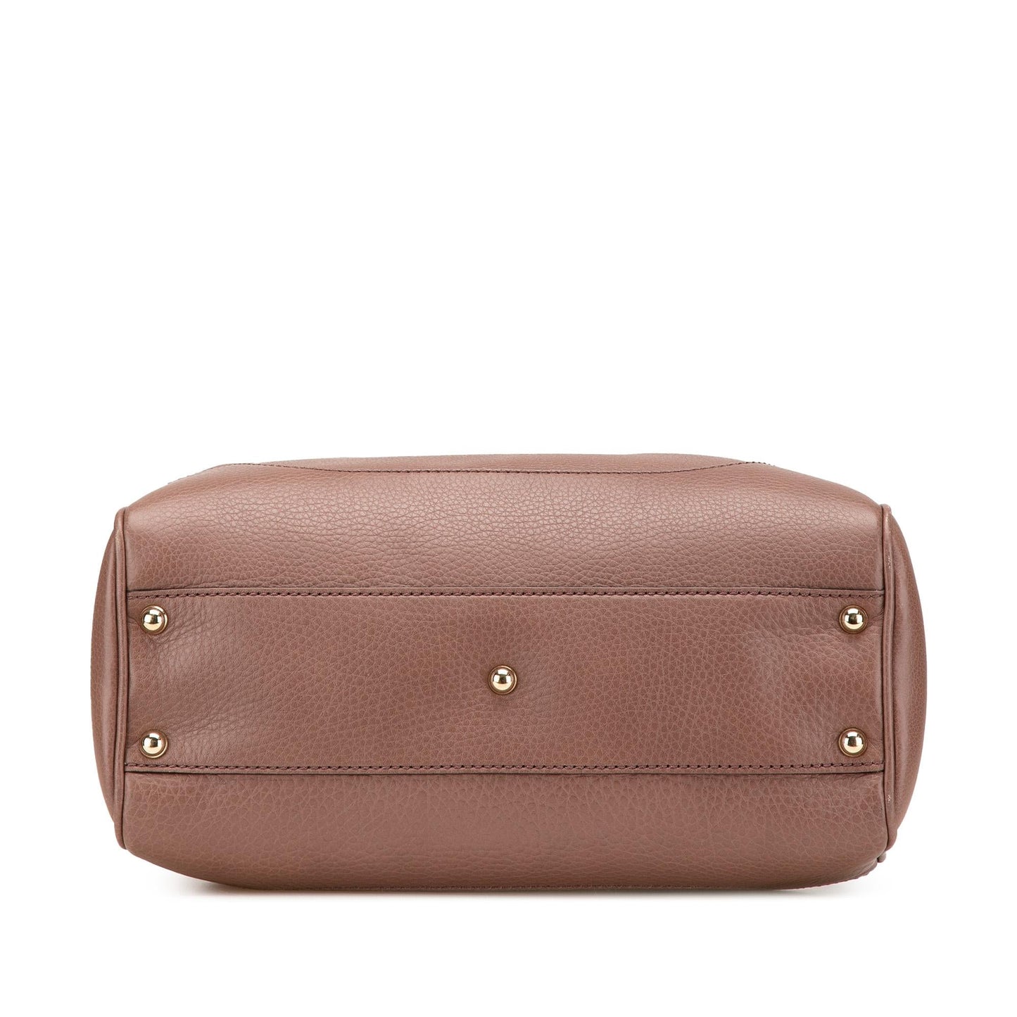 Gucci Small Pebbled Calfskin Diana Bamboo Top Handle Tote