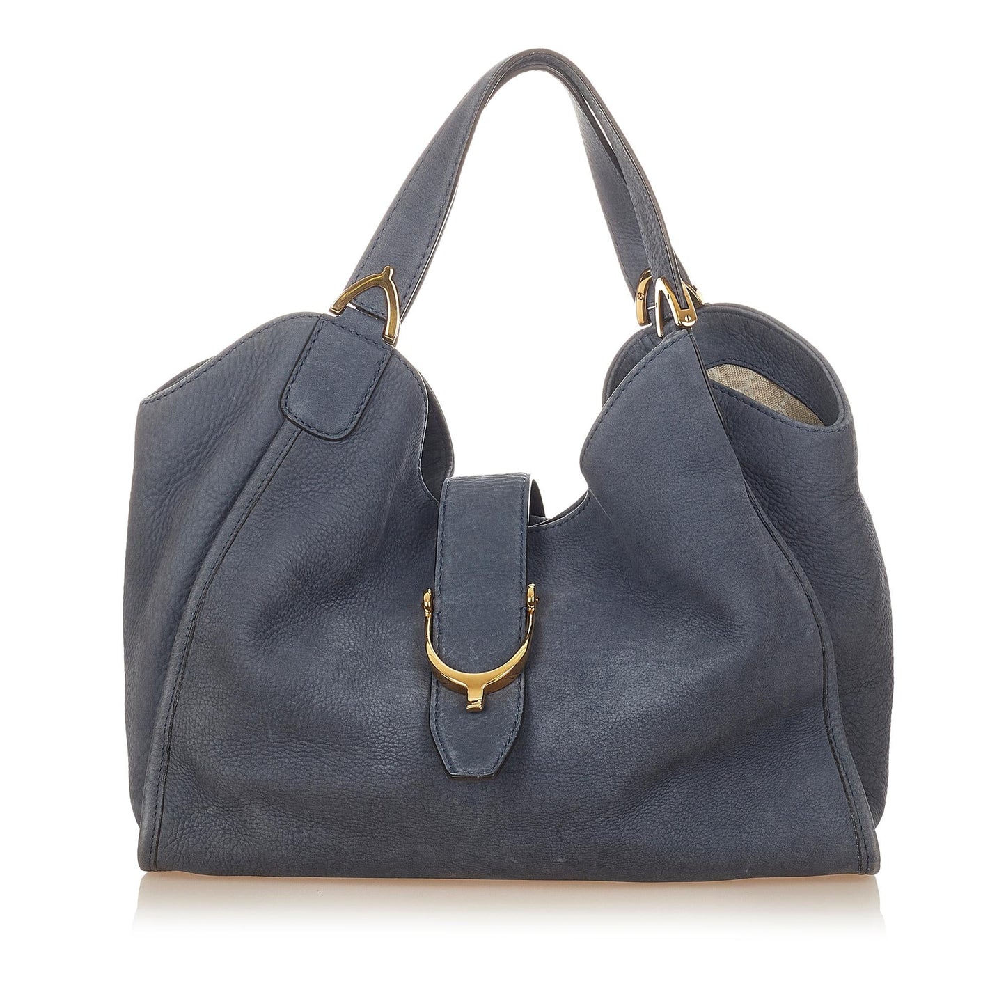 Gucci Soft Stirrup Nubuck Leather Tote Bag (SHG-31917)
