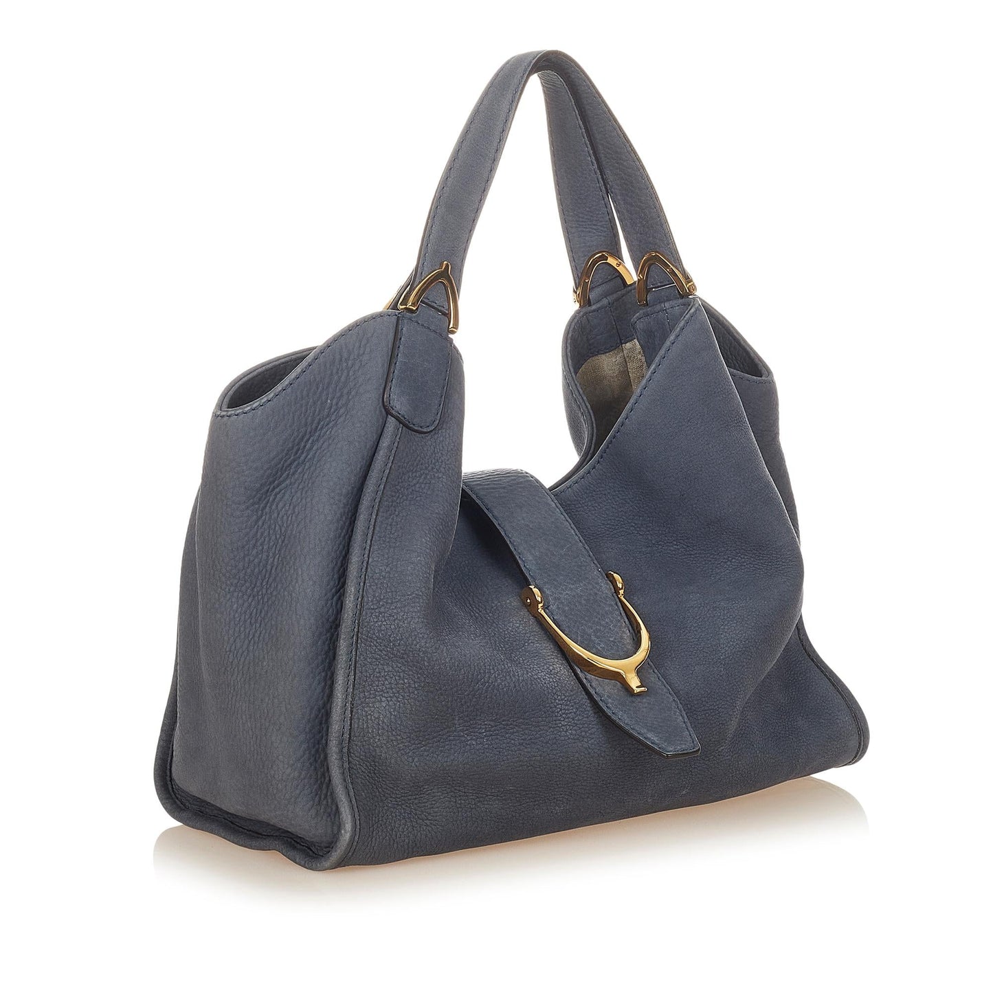 Gucci Soft Stirrup Nubuck Leather Tote Bag (SHG-31917)