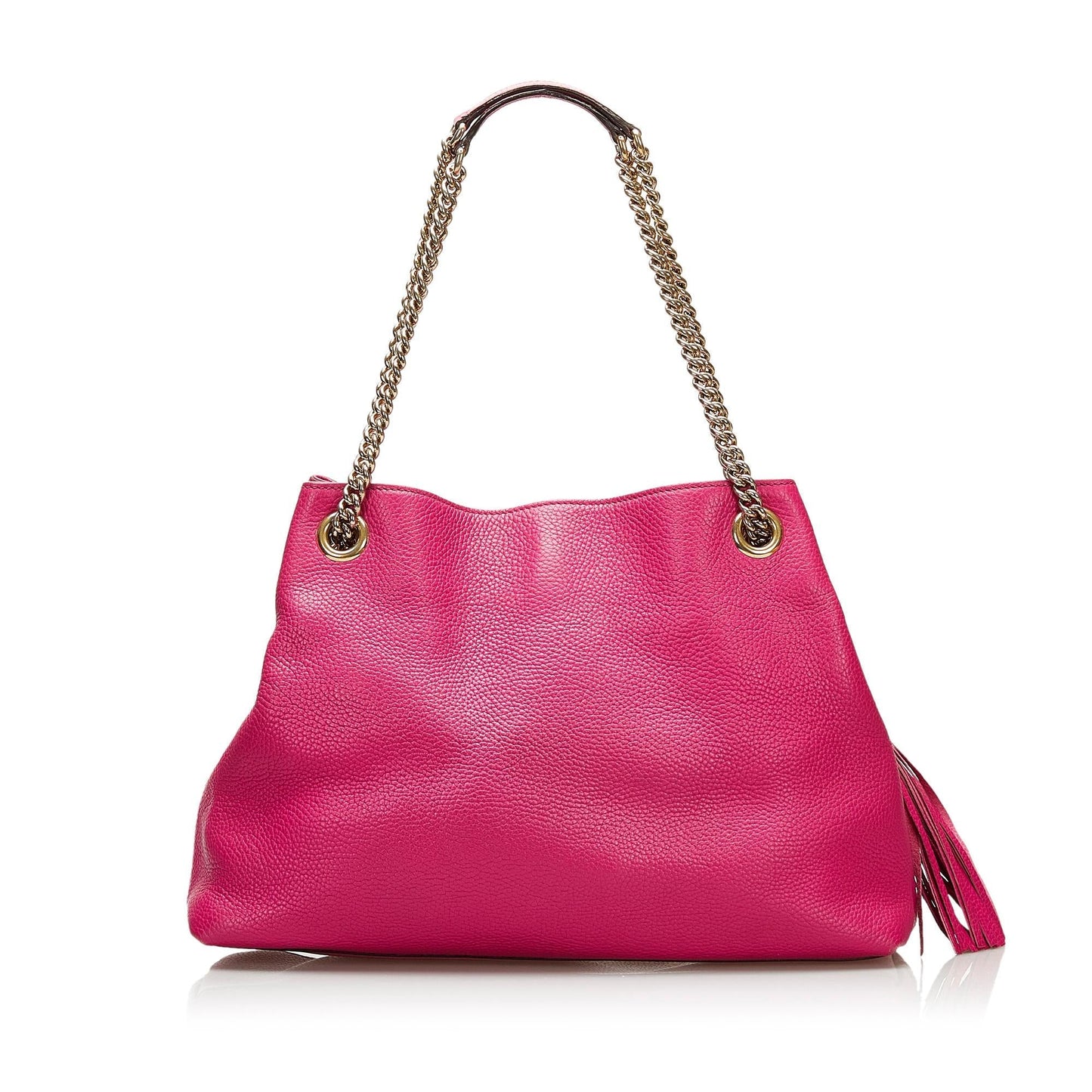 Gucci Soho Chain Leather Tote Bag (SHG-35942)