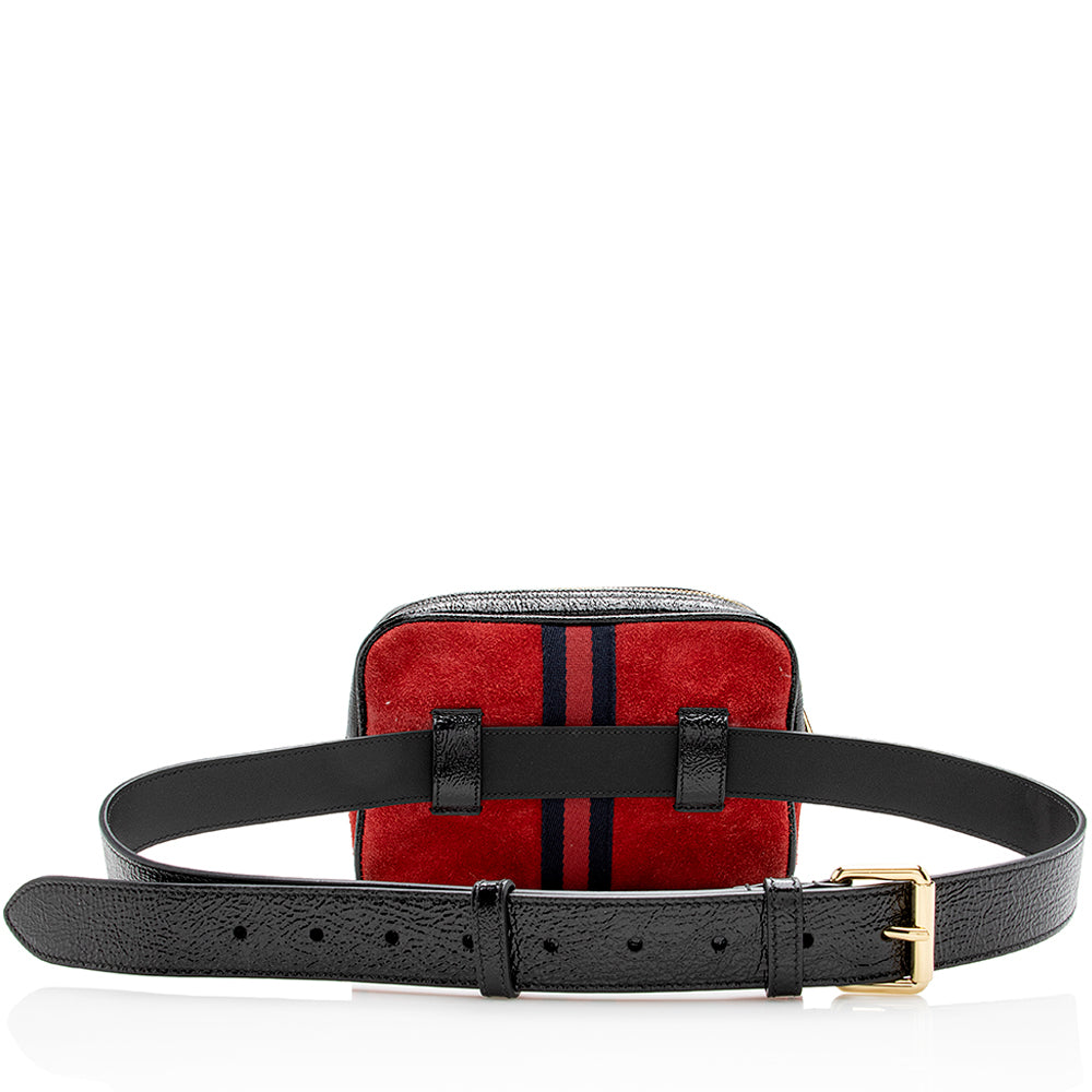 Gucci Suede Ophidia Small Belt Bag - Size 38 / 95 - FINAL SALE (SHF-16533)