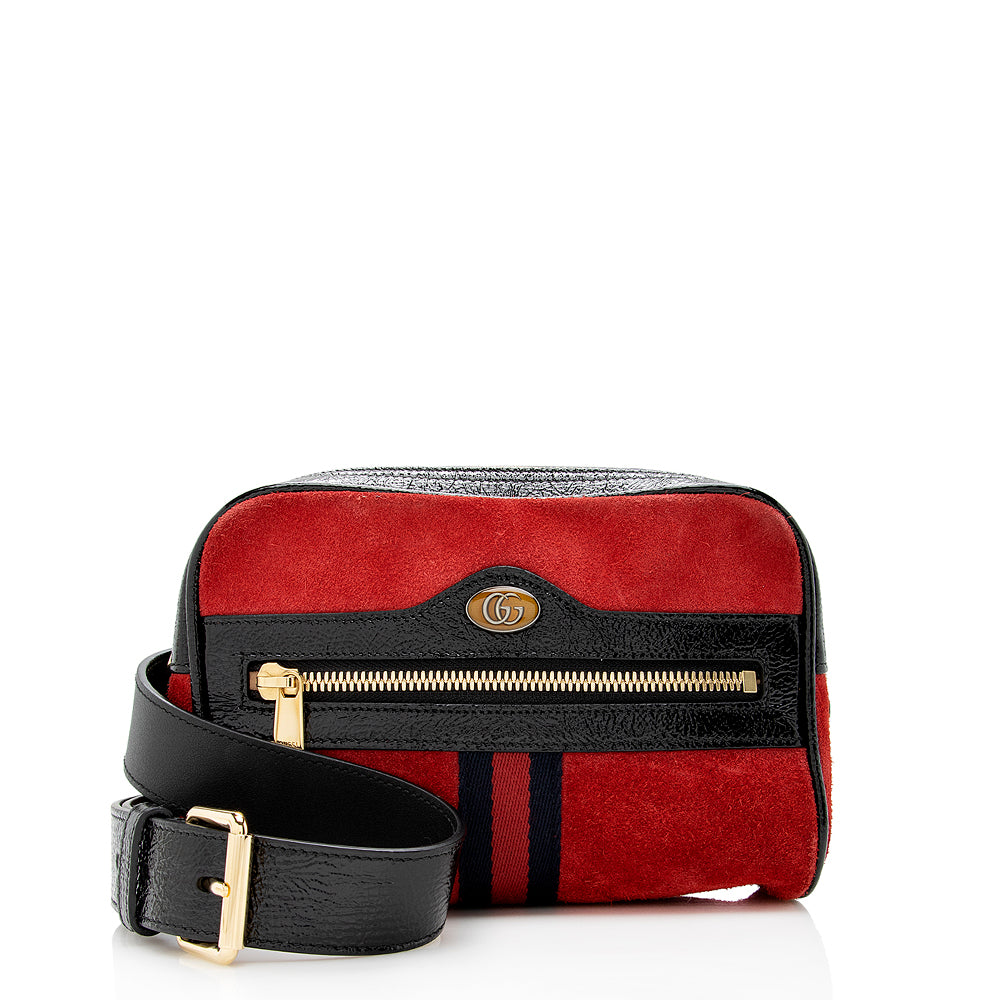 Gucci Suede Ophidia Small Belt Bag - Size 38 / 95 - FINAL SALE (SHF-16533)