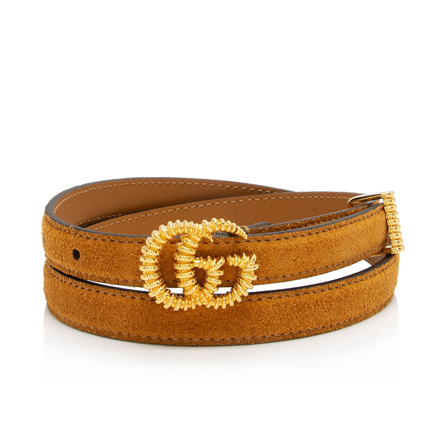 Gucci Suede Torchon GG Skinny Belt - Size 28 / 71 (SHF-Dhlqyz)