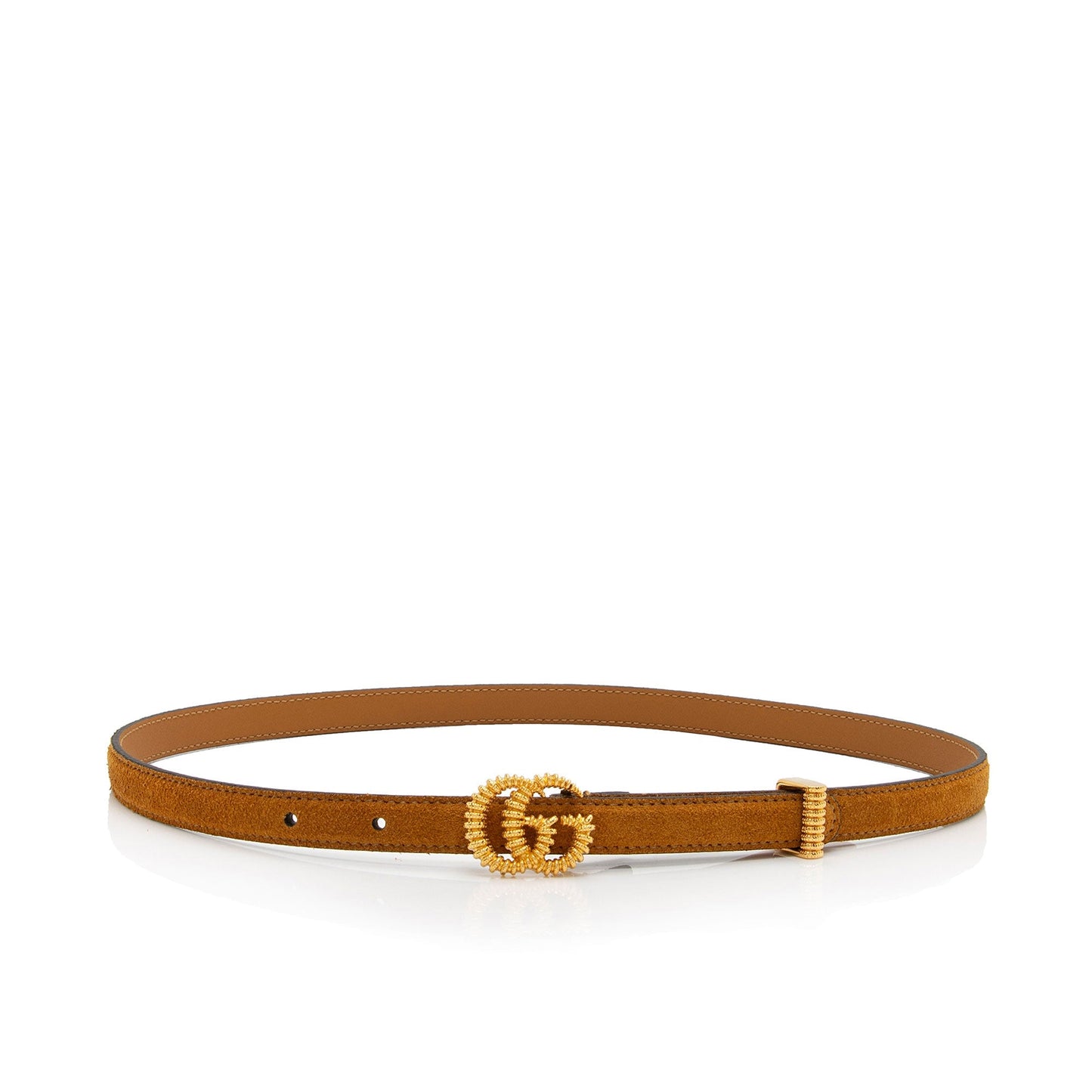 Gucci Suede Torchon GG Skinny Belt - Size 28 / 71 (SHF-Dhlqyz)
