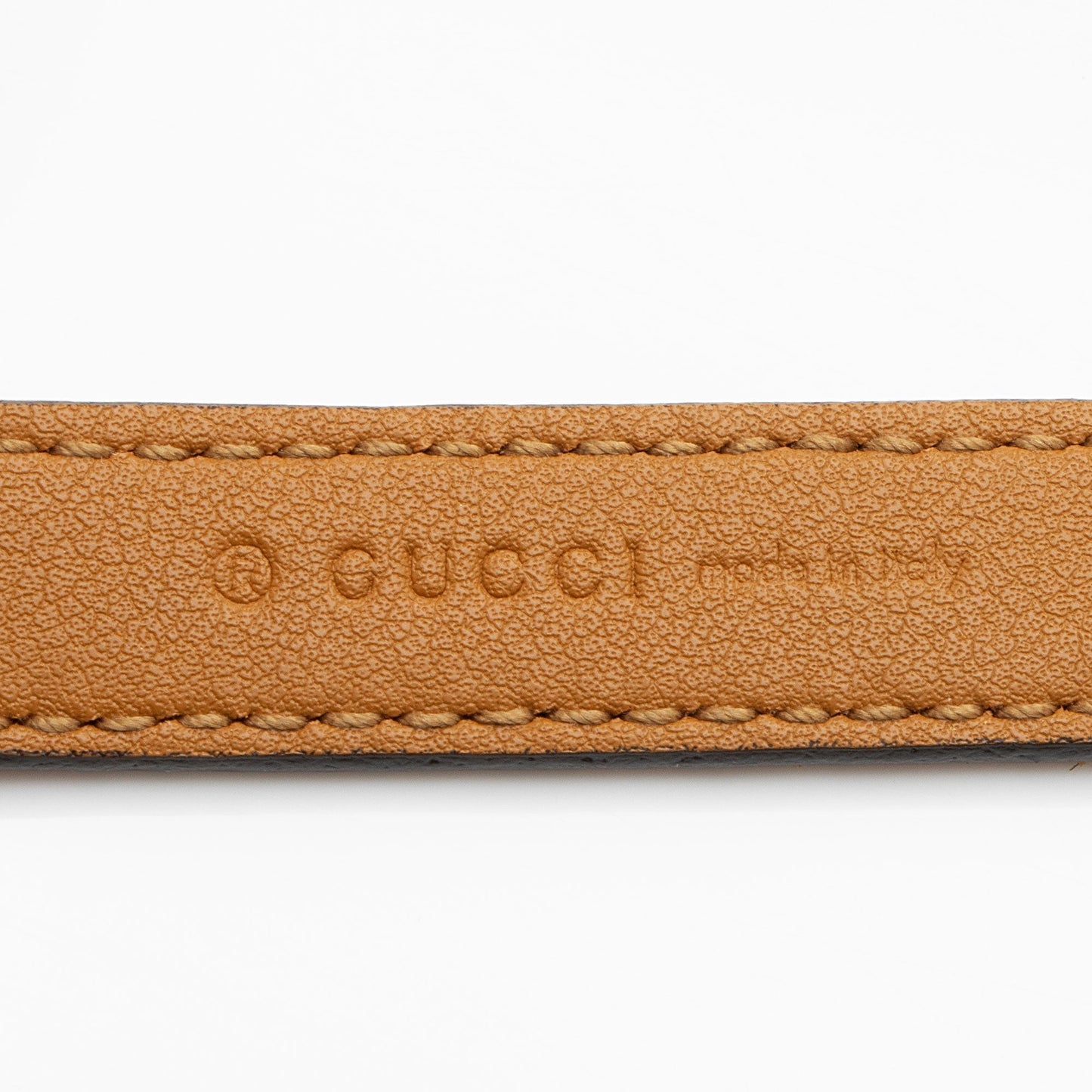 Gucci Suede Torchon GG Skinny Belt - Size 32 / 80 (SHF-LazQUS)