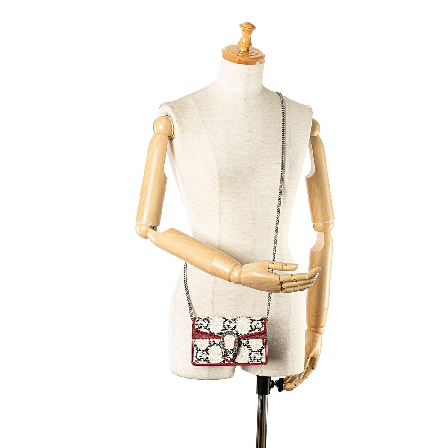 Gucci Super Mini GG Tweed Dionysus Crossbody Bag (SHG-7DgKGM)