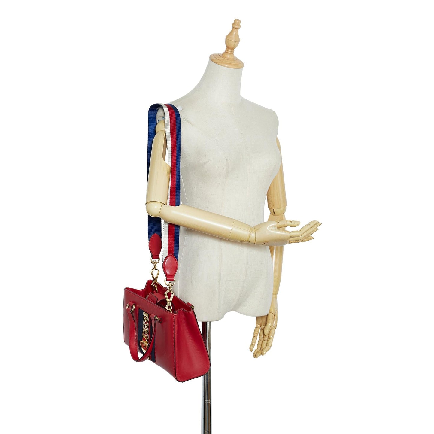 Gucci Sylvie Web Top Handle Satchel