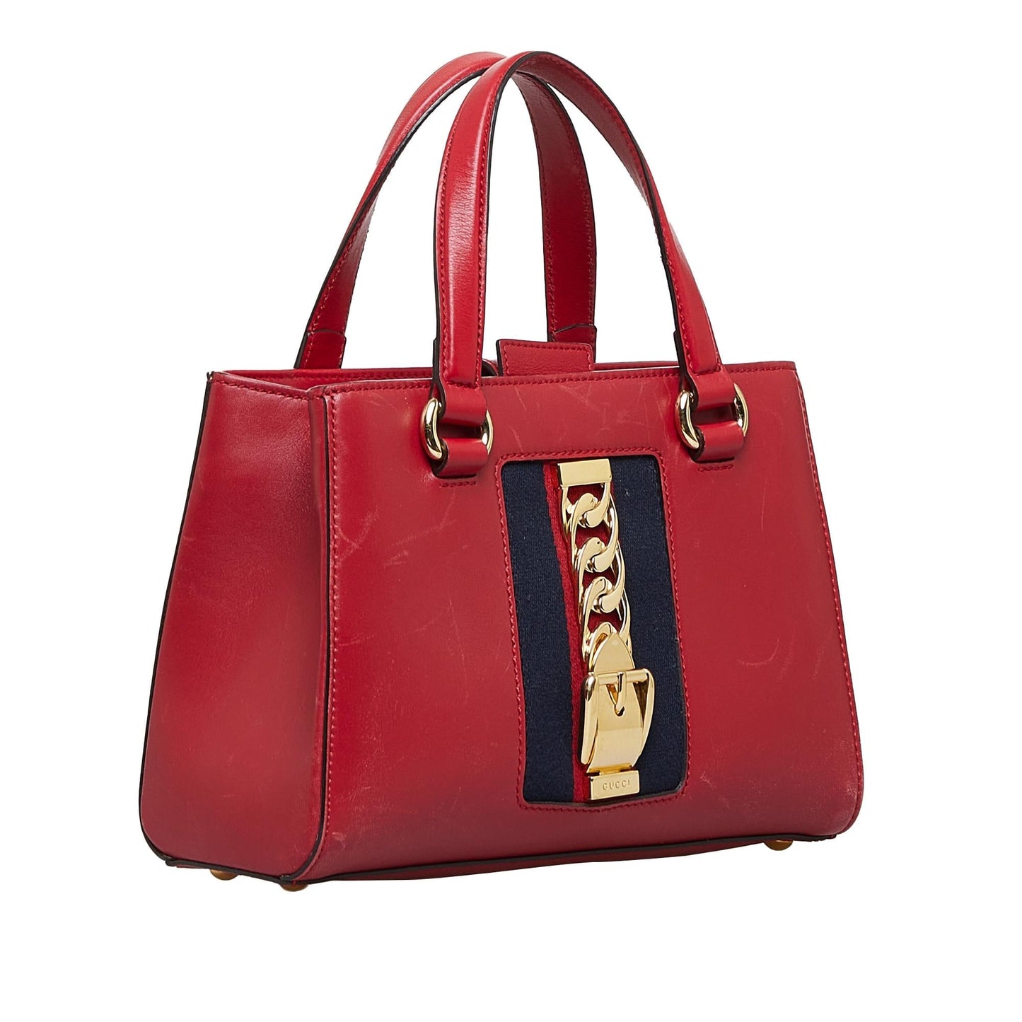 Gucci Sylvie Web Top Handle Satchel