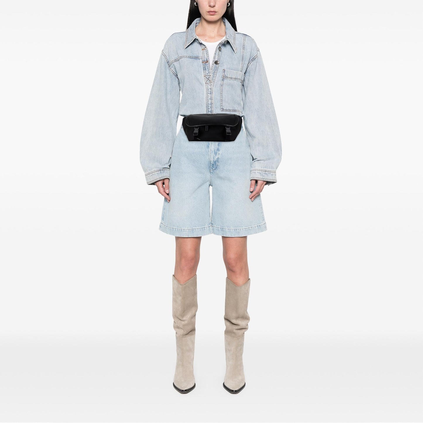 Gucci Techno Canvas Web Belt Bag