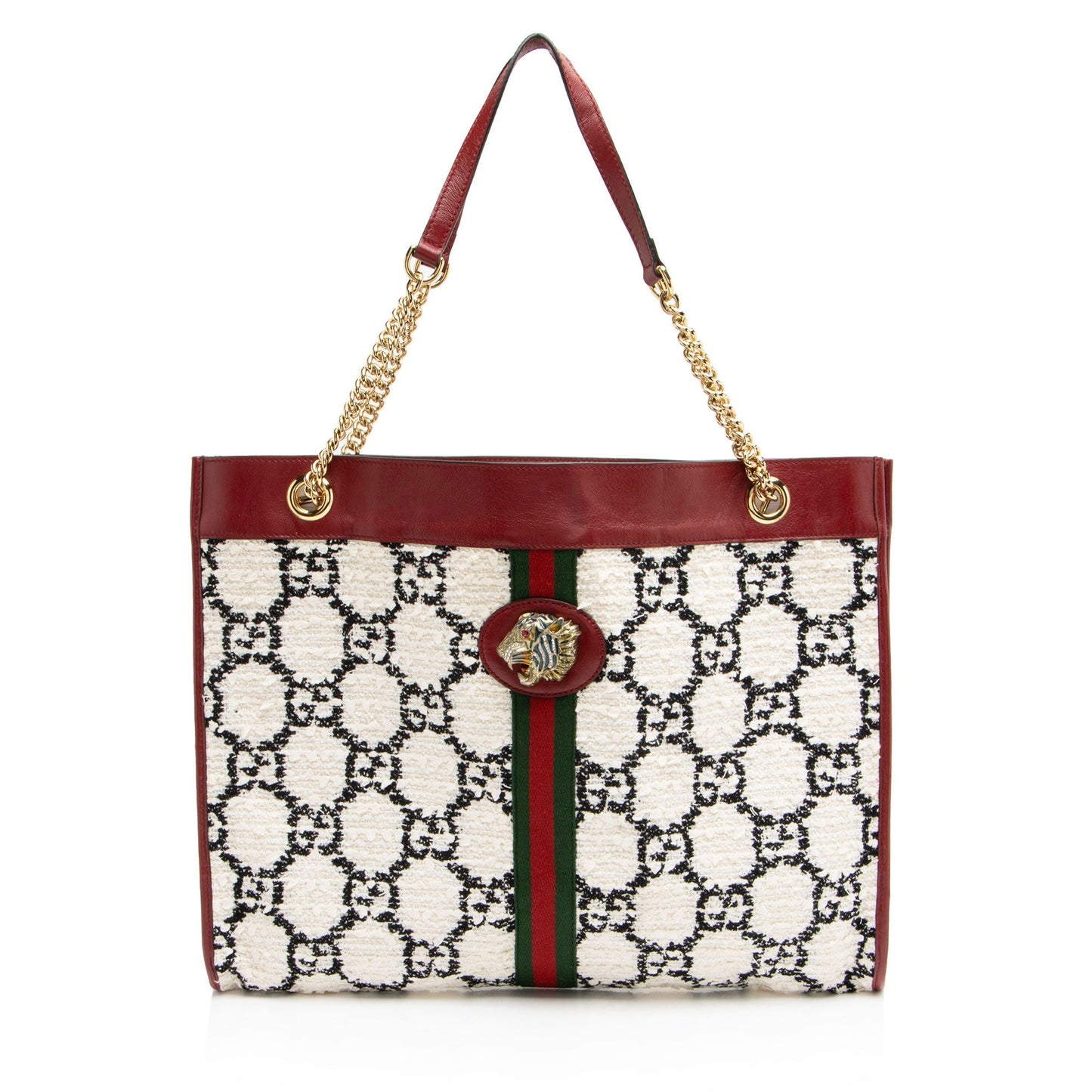 Gucci GG Tweed Rajah Large Tote