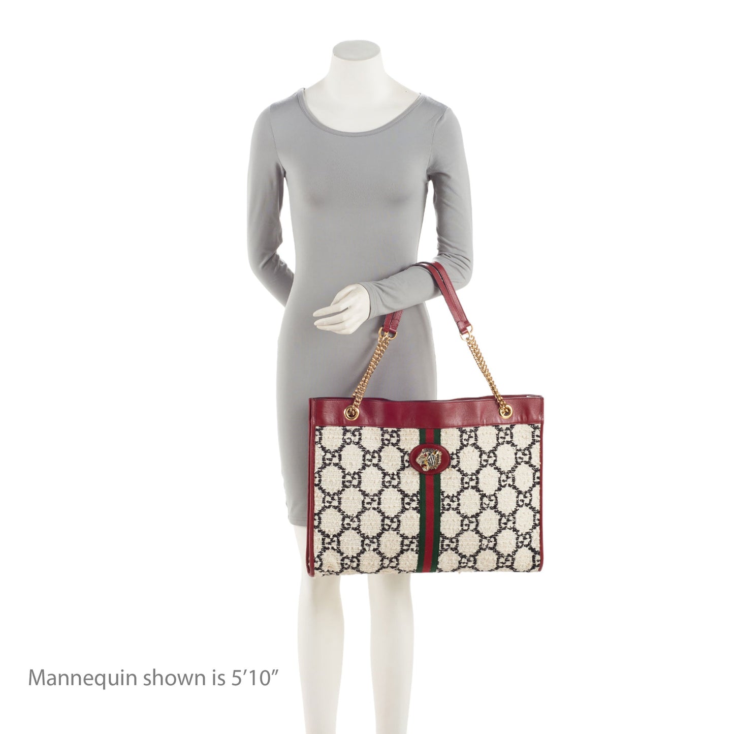 Gucci GG Tweed Rajah Large Tote