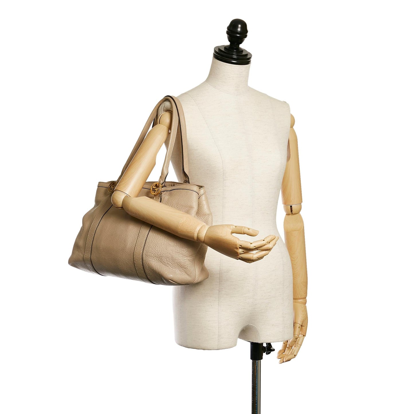 Gucci Twins Leather Tote Bag (SHG-37214)