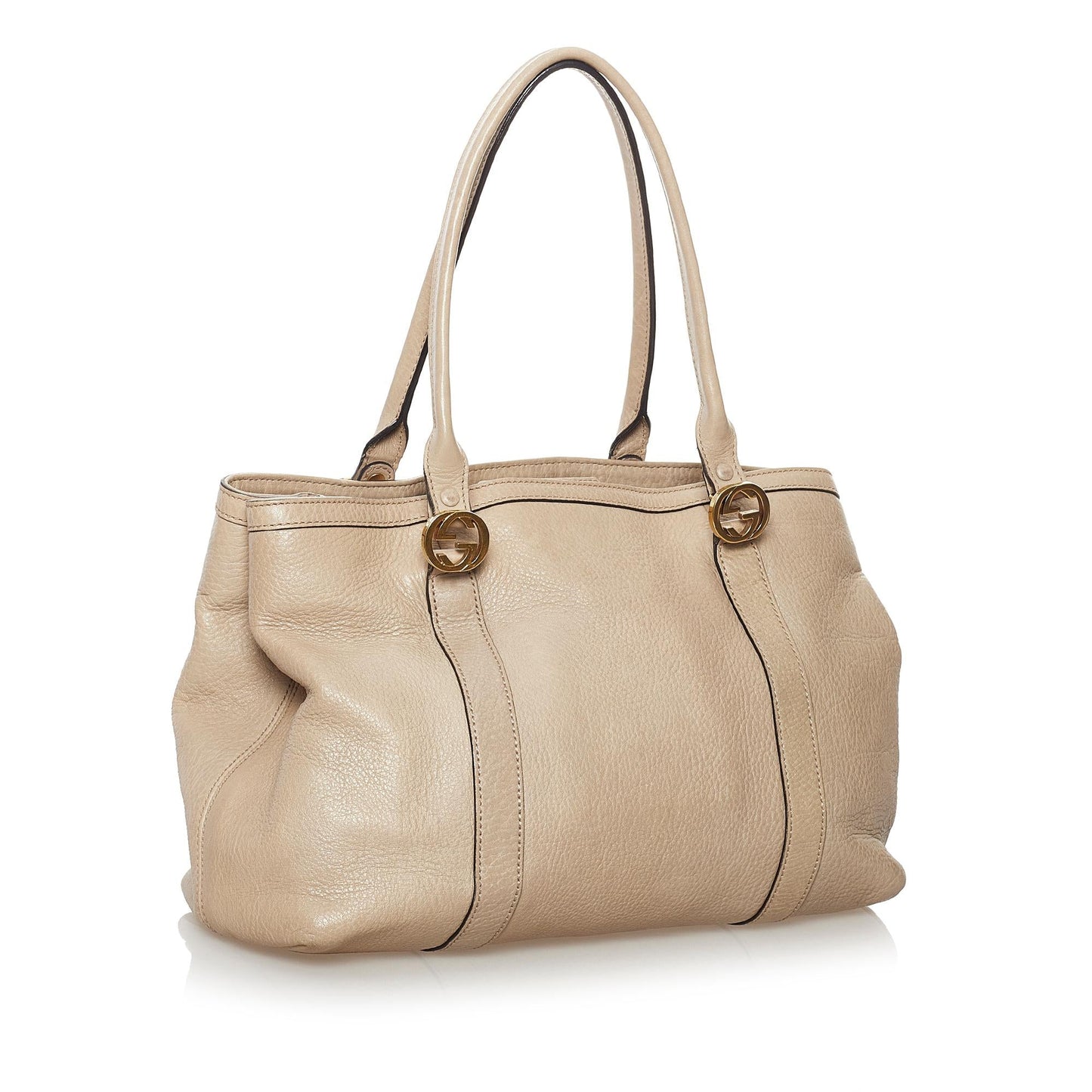 Gucci Twins Leather Tote Bag (SHG-37214)