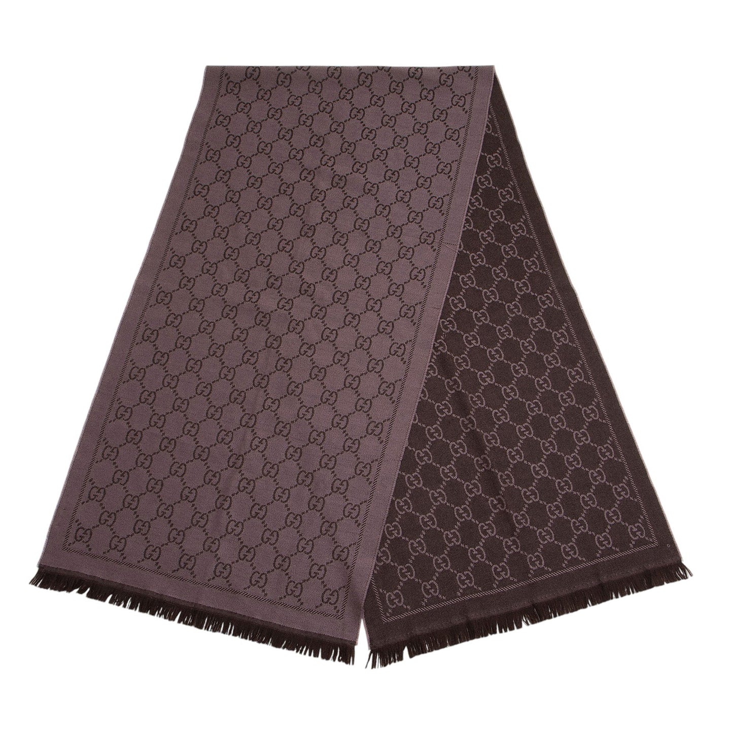 Gucci Wool GG Reversible Scarf