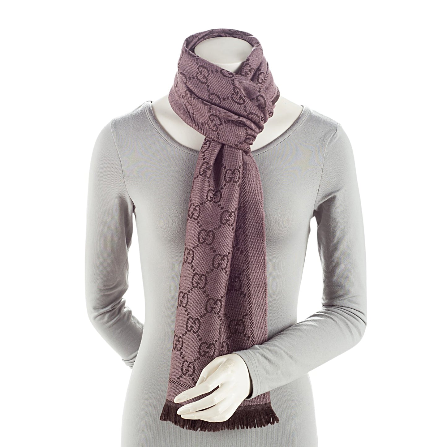Gucci Wool GG Reversible Scarf