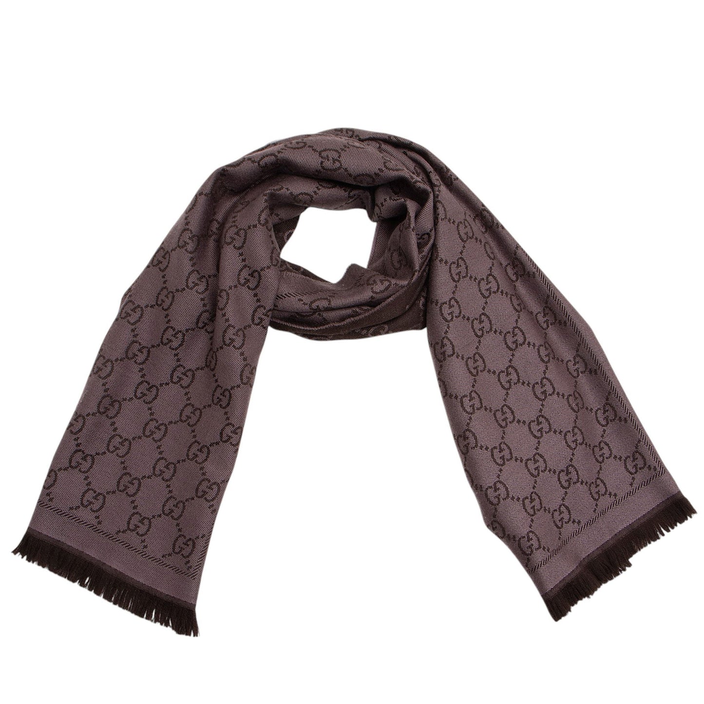 Gucci Wool GG Reversible Scarf