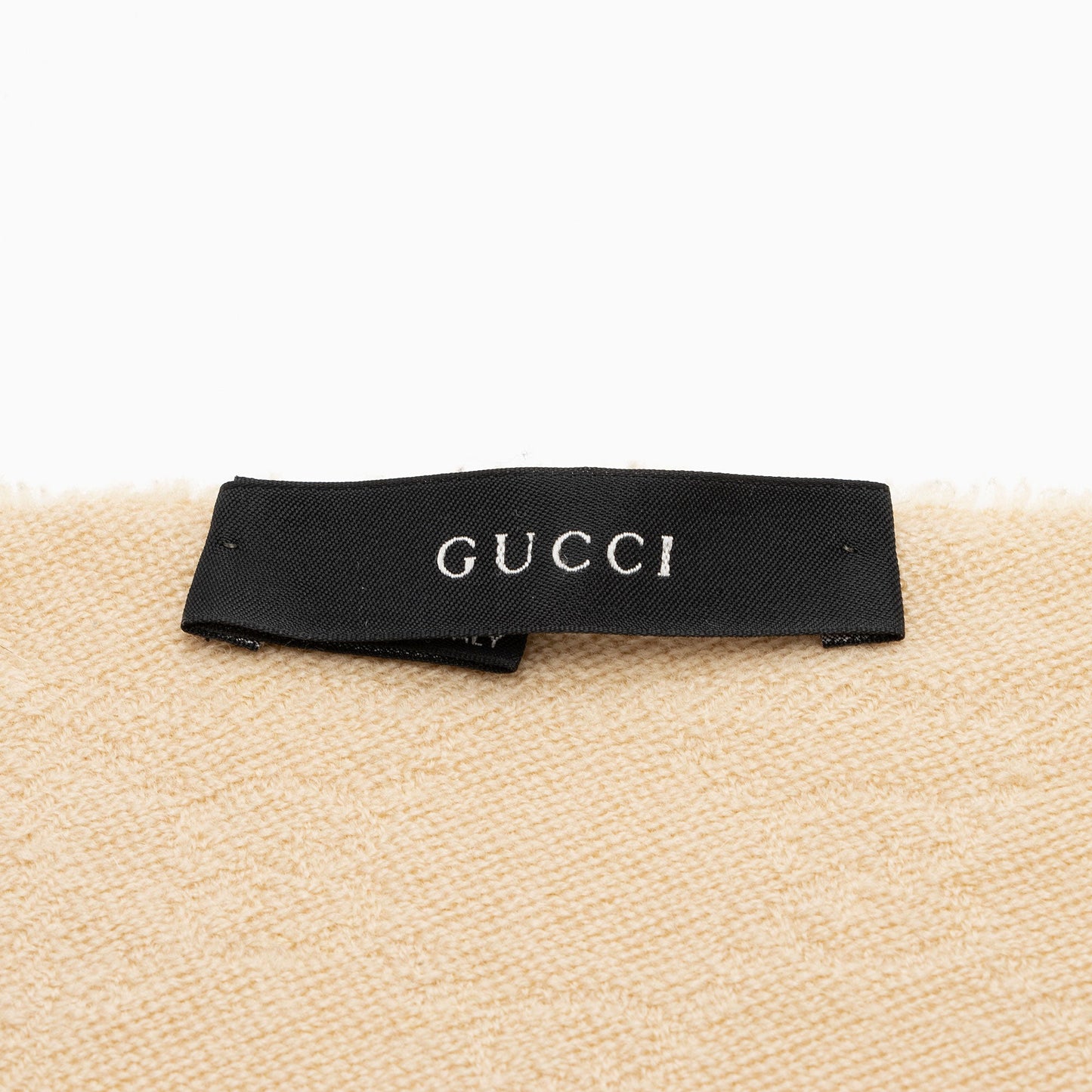 Gucci Wool Silk GG Jacquard Scarf (SHF-GtOuQZ)