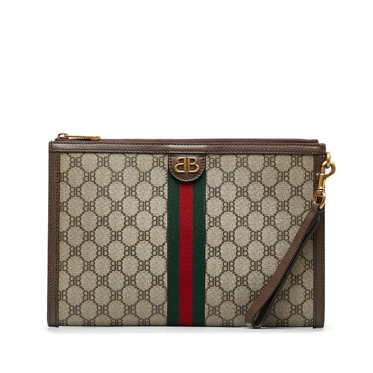 Gucci X Luxury Balenciaga Trending 2025 BB Supreme Ophidia Web Clutch (SHG-dS0YCq)