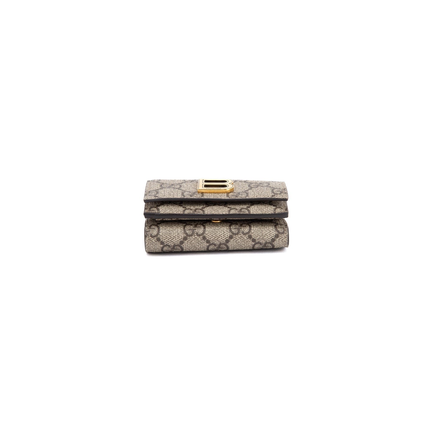 Gucci X Balenciaga The Hacker Project GG Supreme Hourglass Card Case Wallet