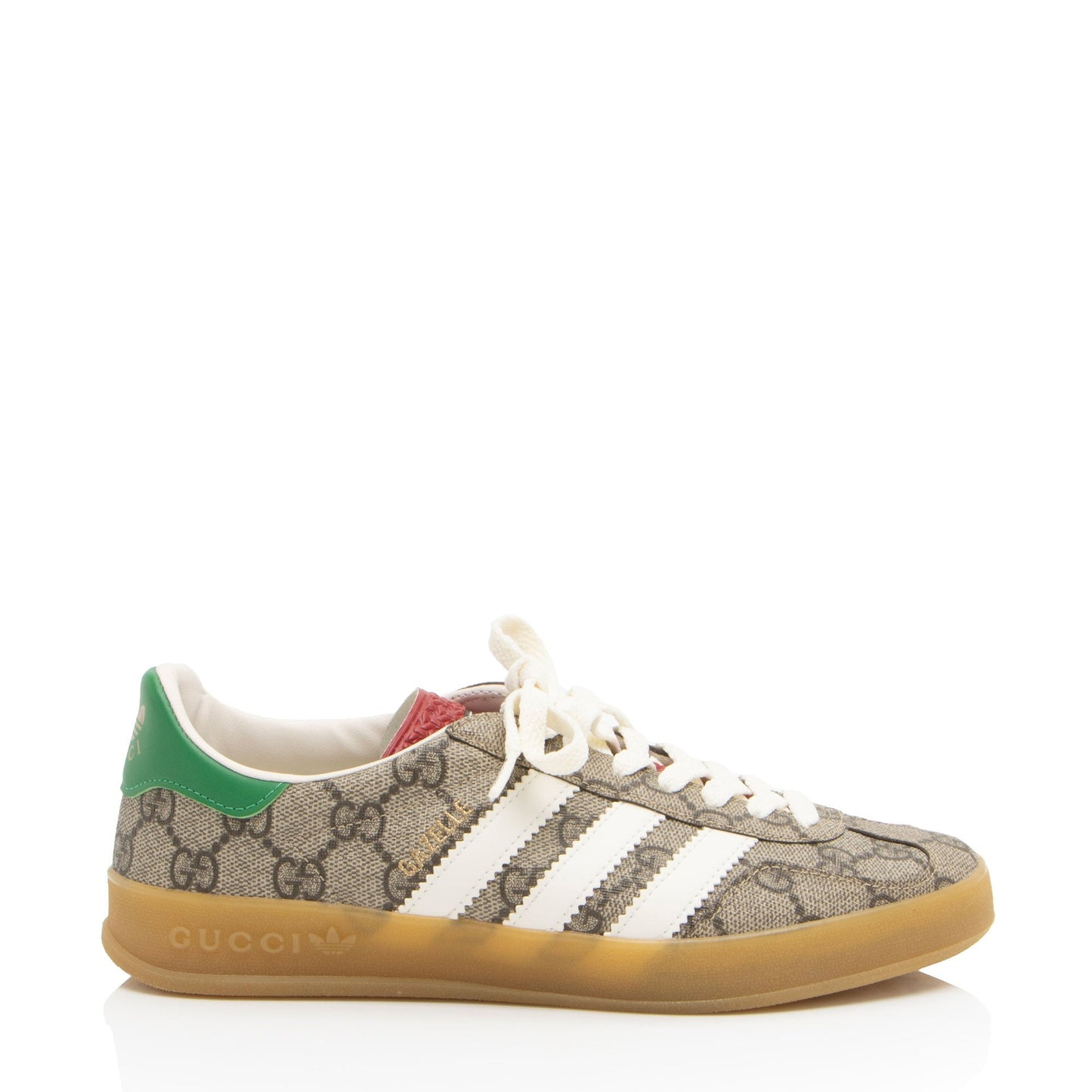Gucci x Adidas GG Supreme Gazelle Sneakers - Size 6 / 36