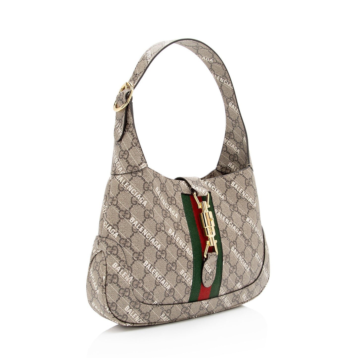 Gucci x Luxury Balenciaga Trending 2025 GG Supreme The Hacker Project Jackie Small Shoulder Bag (SHF-G53gqn)