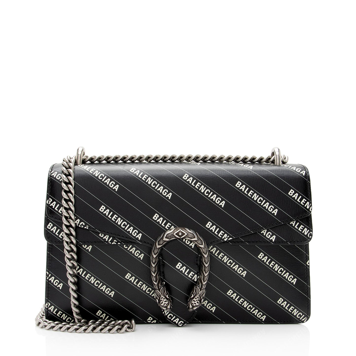 Gucci x Balenciaga Leather Dionysus The Hacker Project Small Shoulder Bag (SHF-qNmspE)