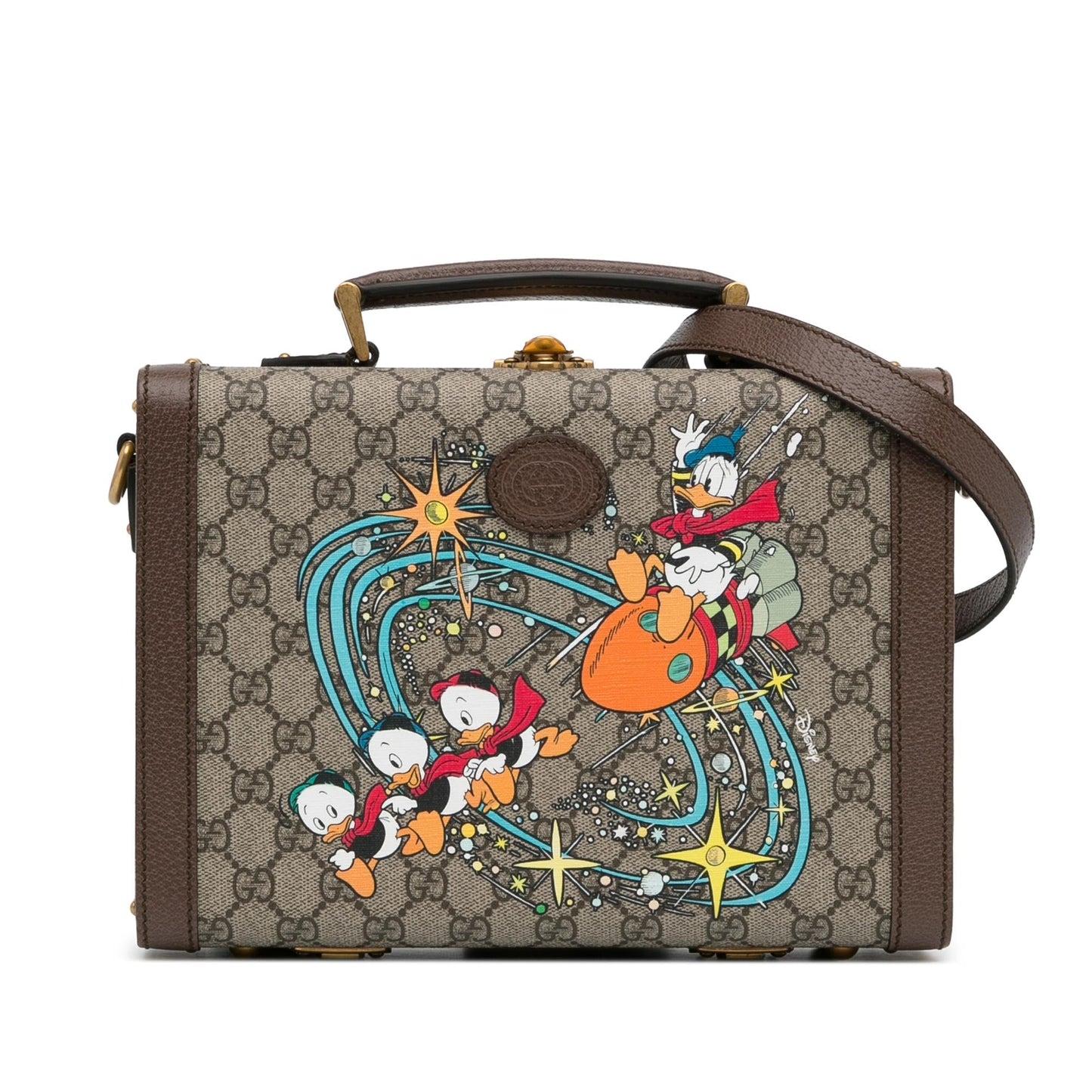 Gucci x Disney GG Supreme Donald Duck Savoy Vanity Case (SHG-fj3tml)