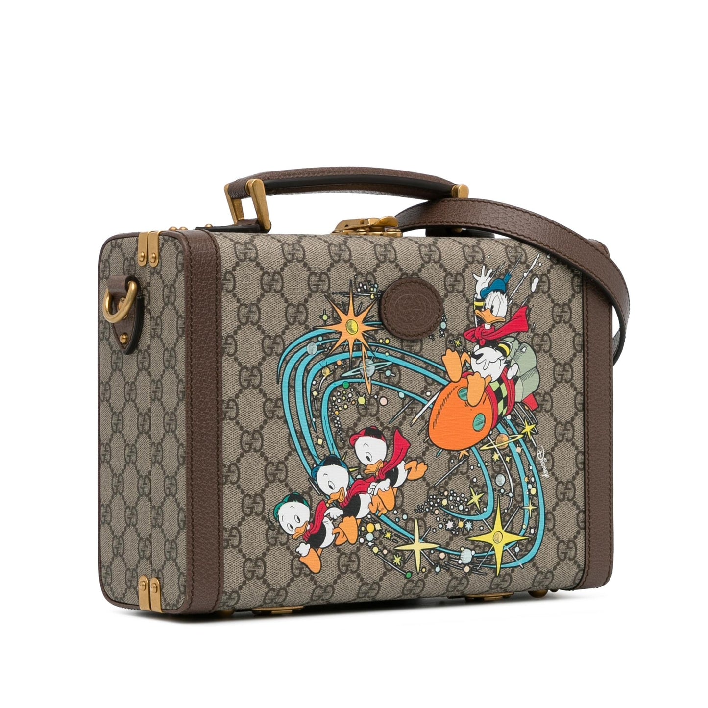 Gucci x Disney GG Supreme Donald Duck Savoy Vanity Case (SHG-fj3tml)