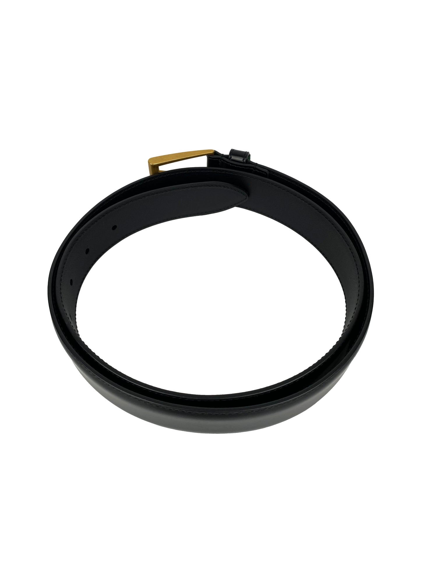 Gucci Men's Leather Belt with Web 95