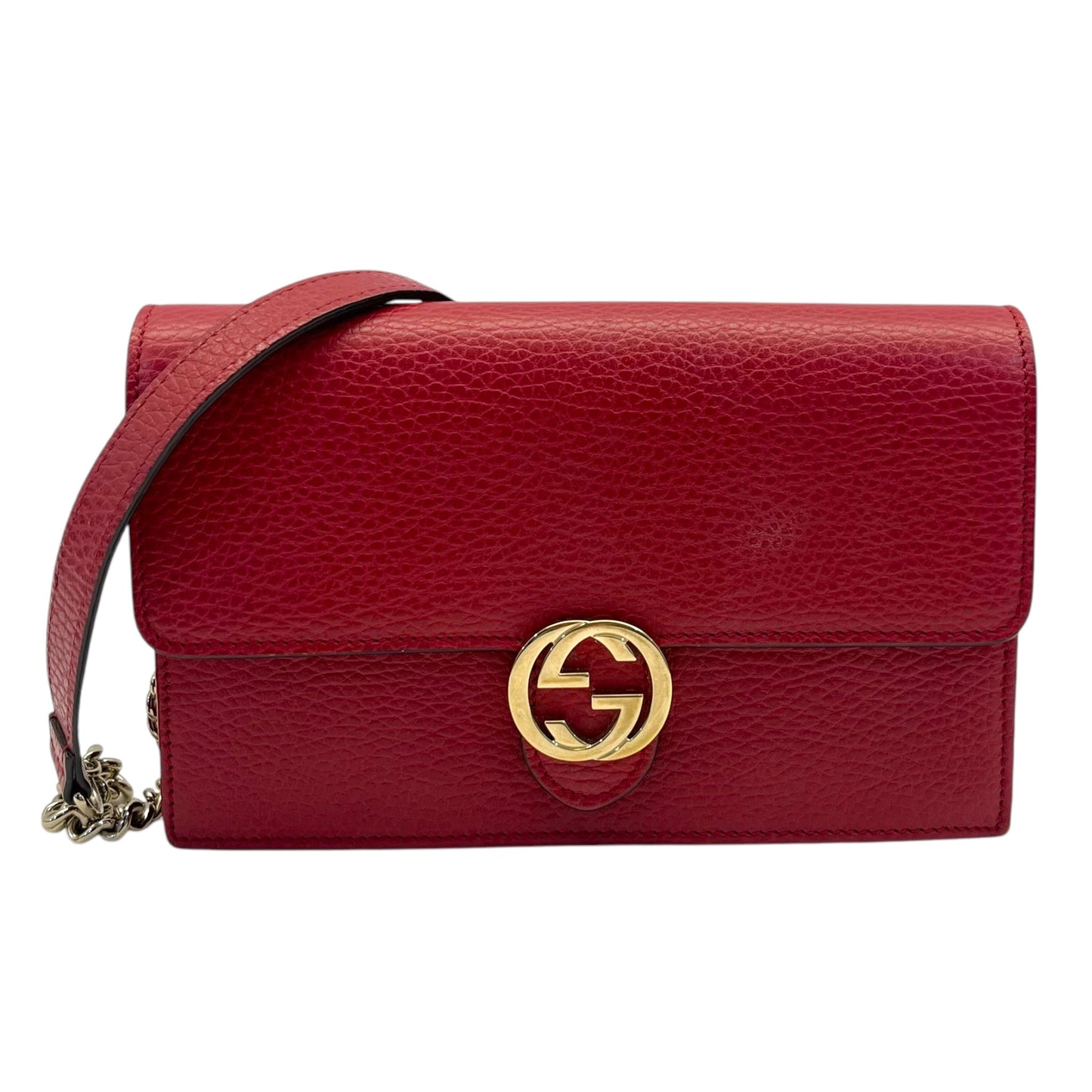 Gucci G Interlocking Wallet on Chain